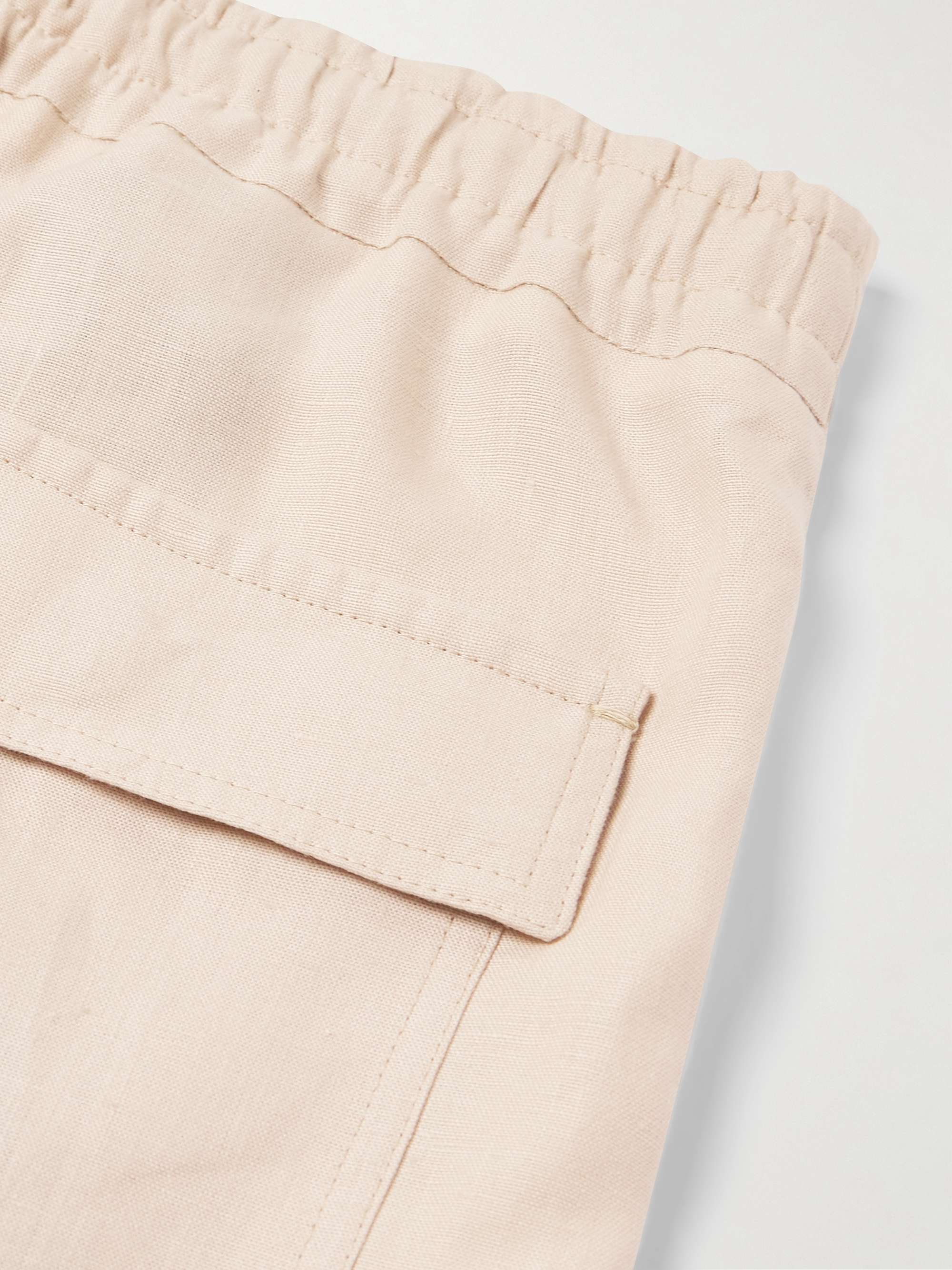 ZEGNA Straight-Leg Linen Shorts | MR PORTER