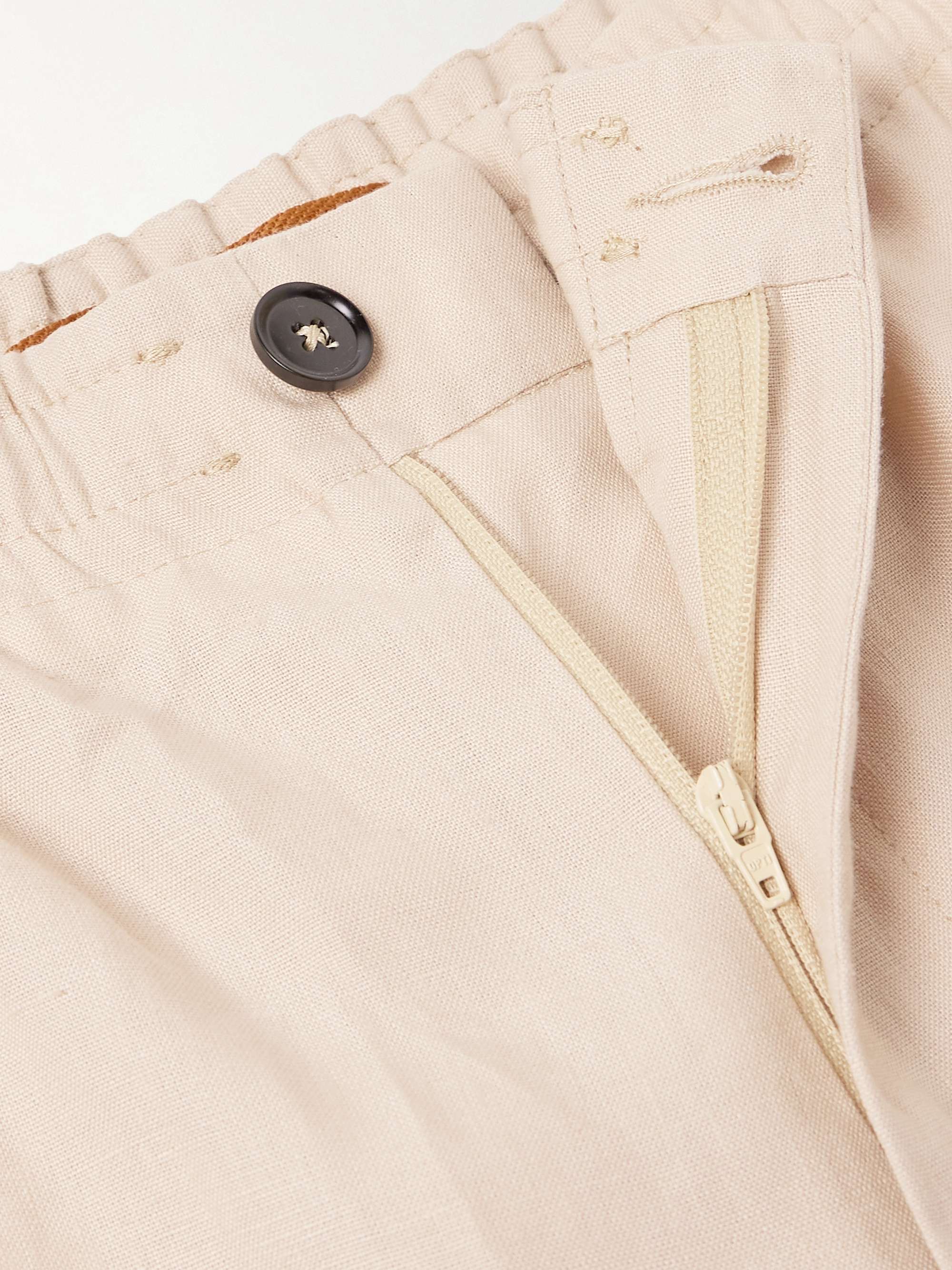 ZEGNA Straight-Leg Linen Shorts for Men | MR PORTER