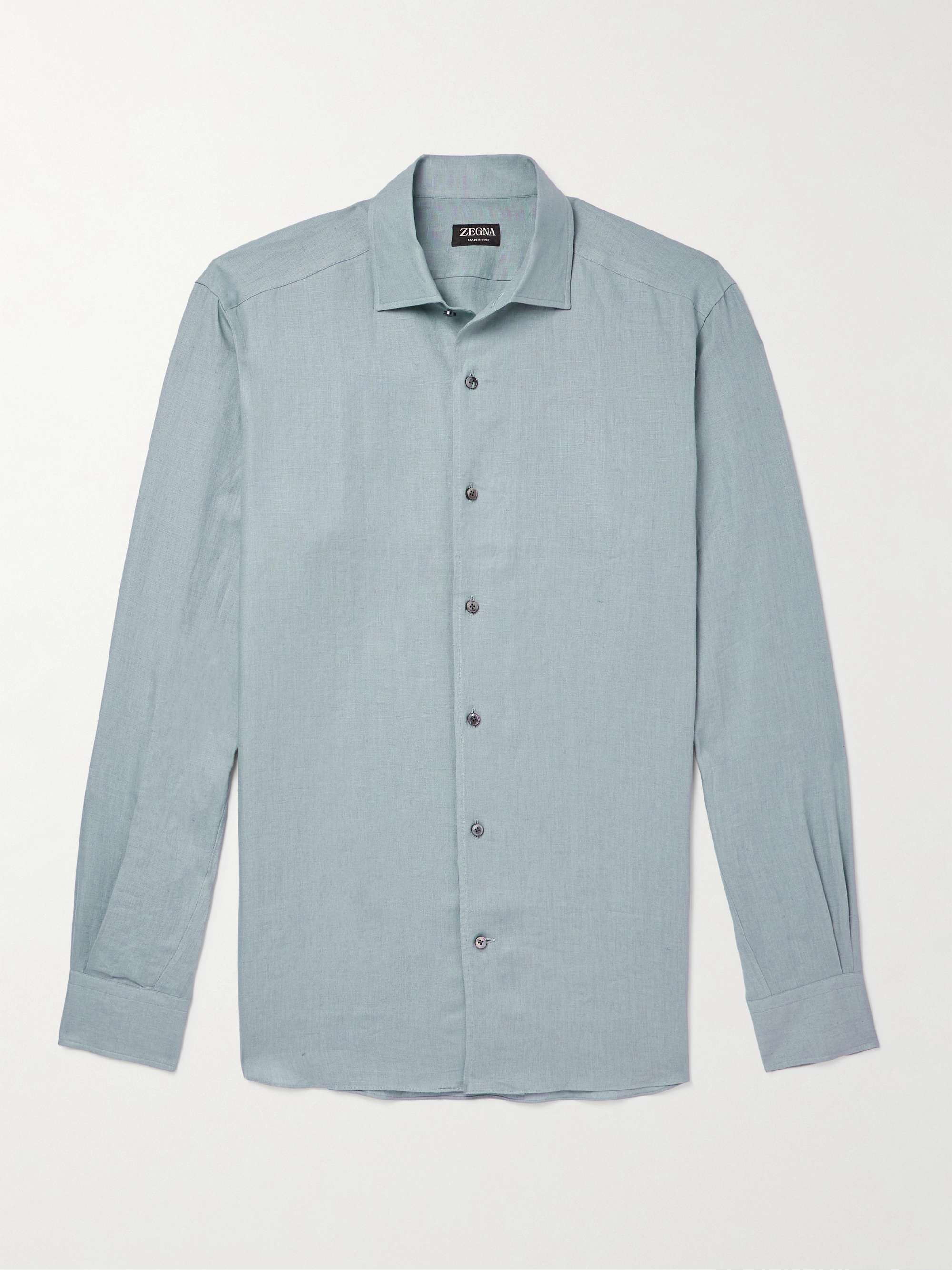 ZEGNA Linen Shirt for Men | MR PORTER