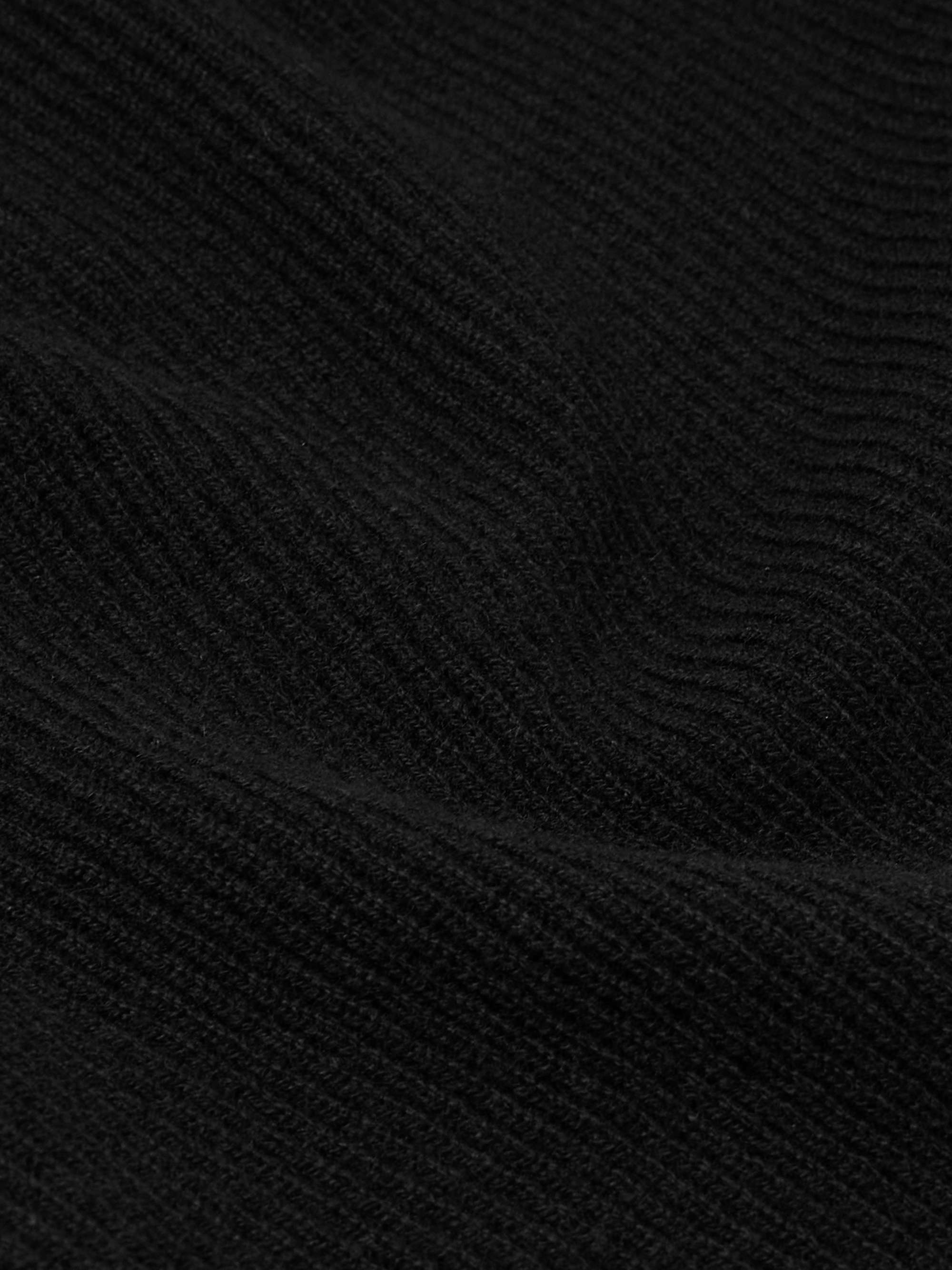 THE ROW Daniel Ribbed Cashmere Rollneck Sweater