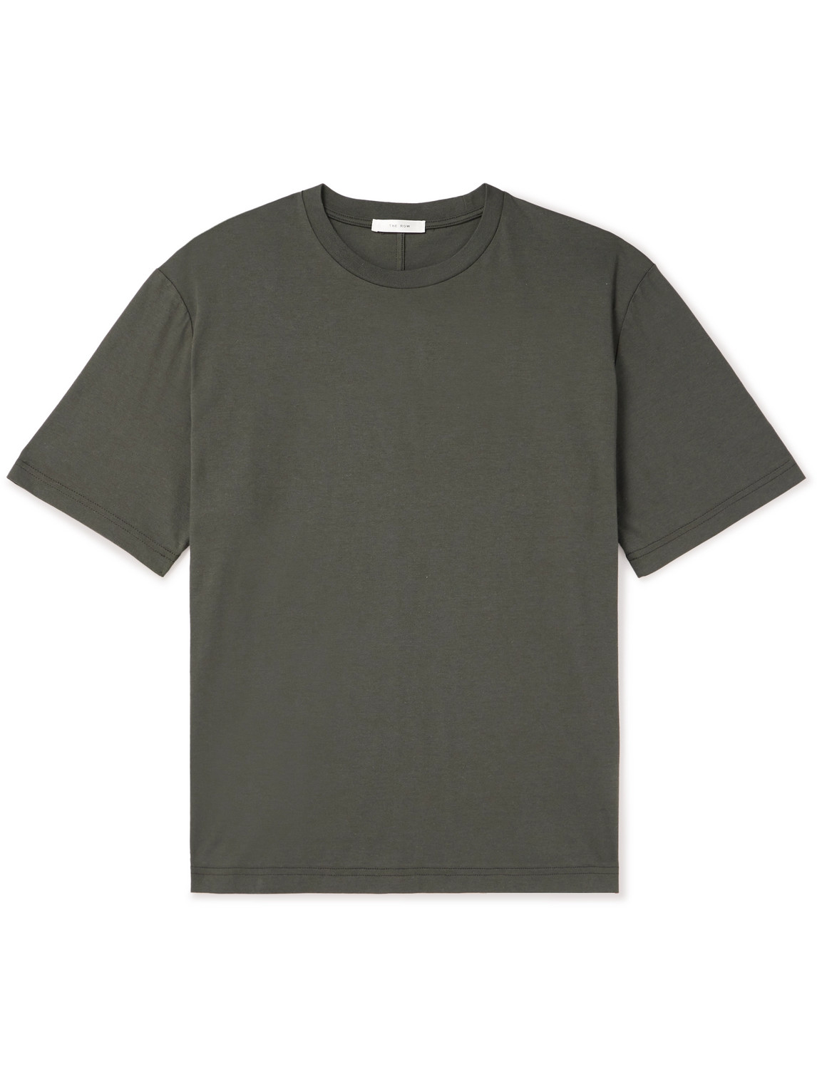 The Row Errigal Cotton-jersey T-shirt In Gray