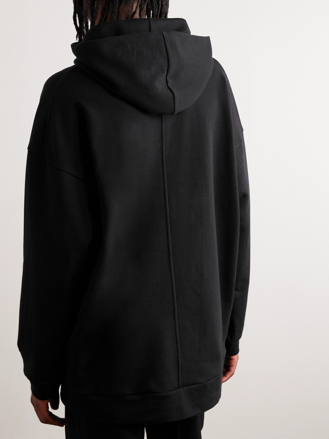Shop The Row Essoni Cotton-jersey Hoodie In Black