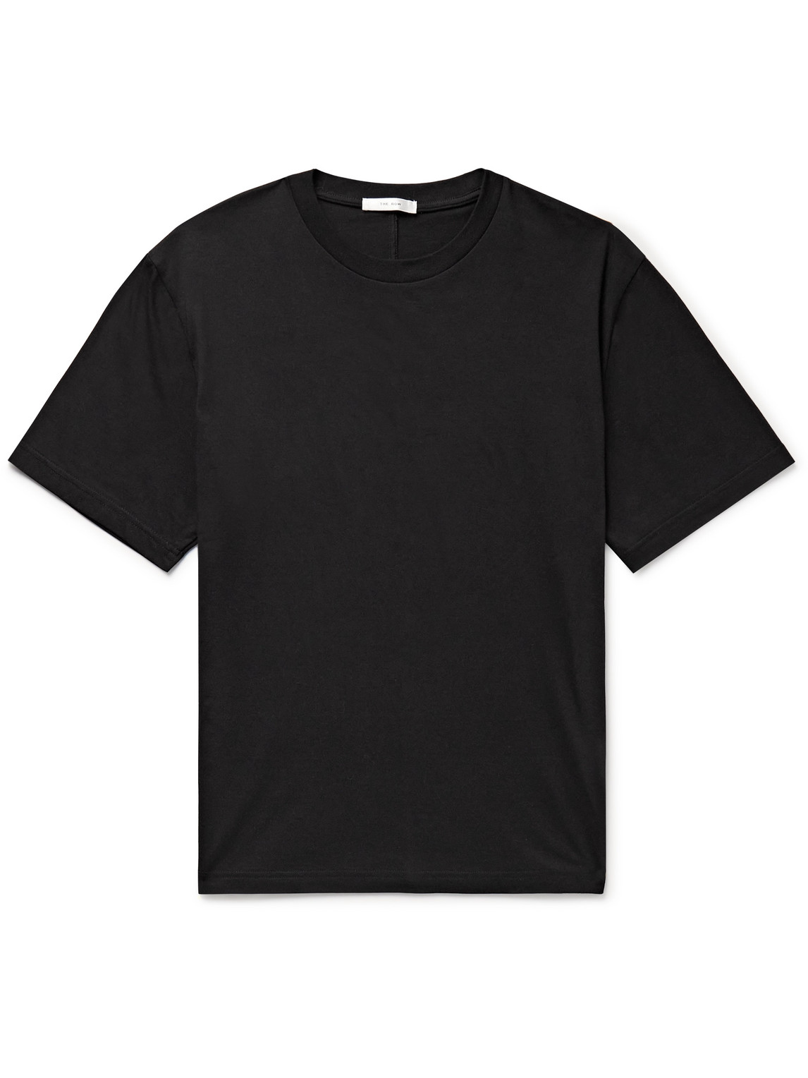 The Row Errigal Cotton-jersey T-shirt In Black