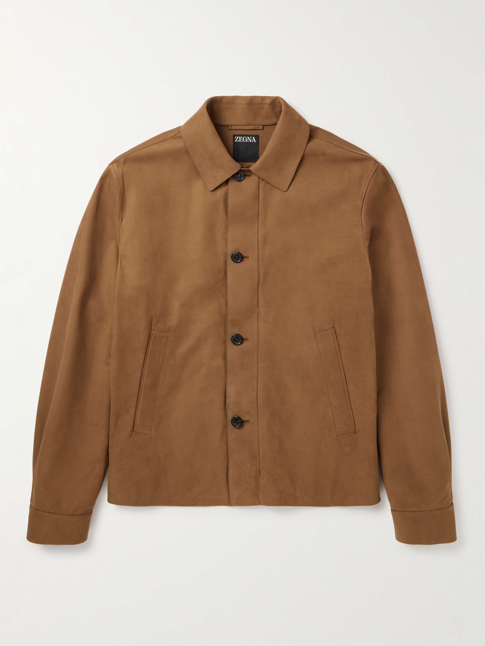 ZEGNA Nubuck Jacket for Men | MR PORTER