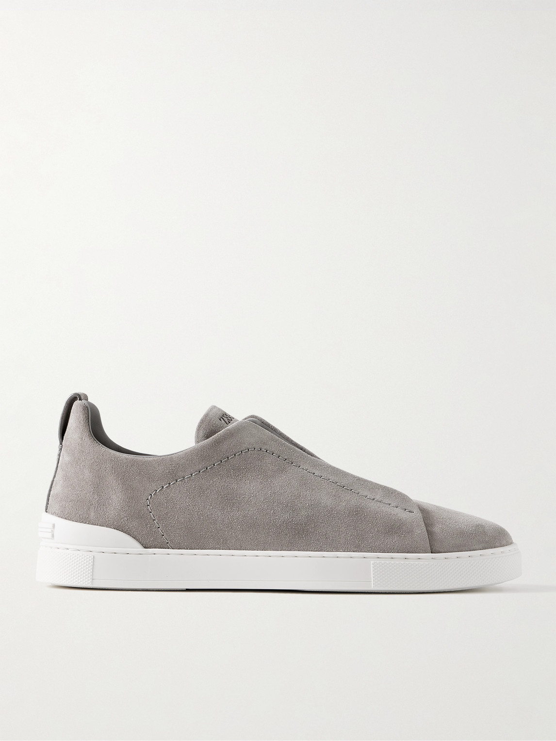 Zegna Triple Stitch™ Suede Slip-On Sneakers - Men