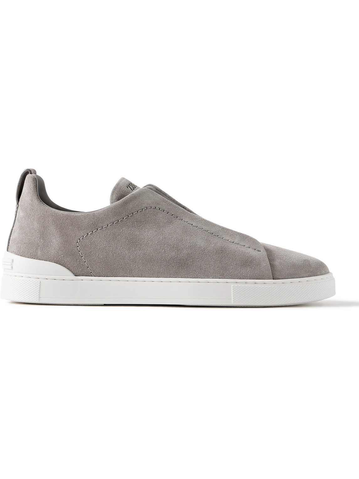 Zegna Sneakers Fabric Flat Sole In Gray