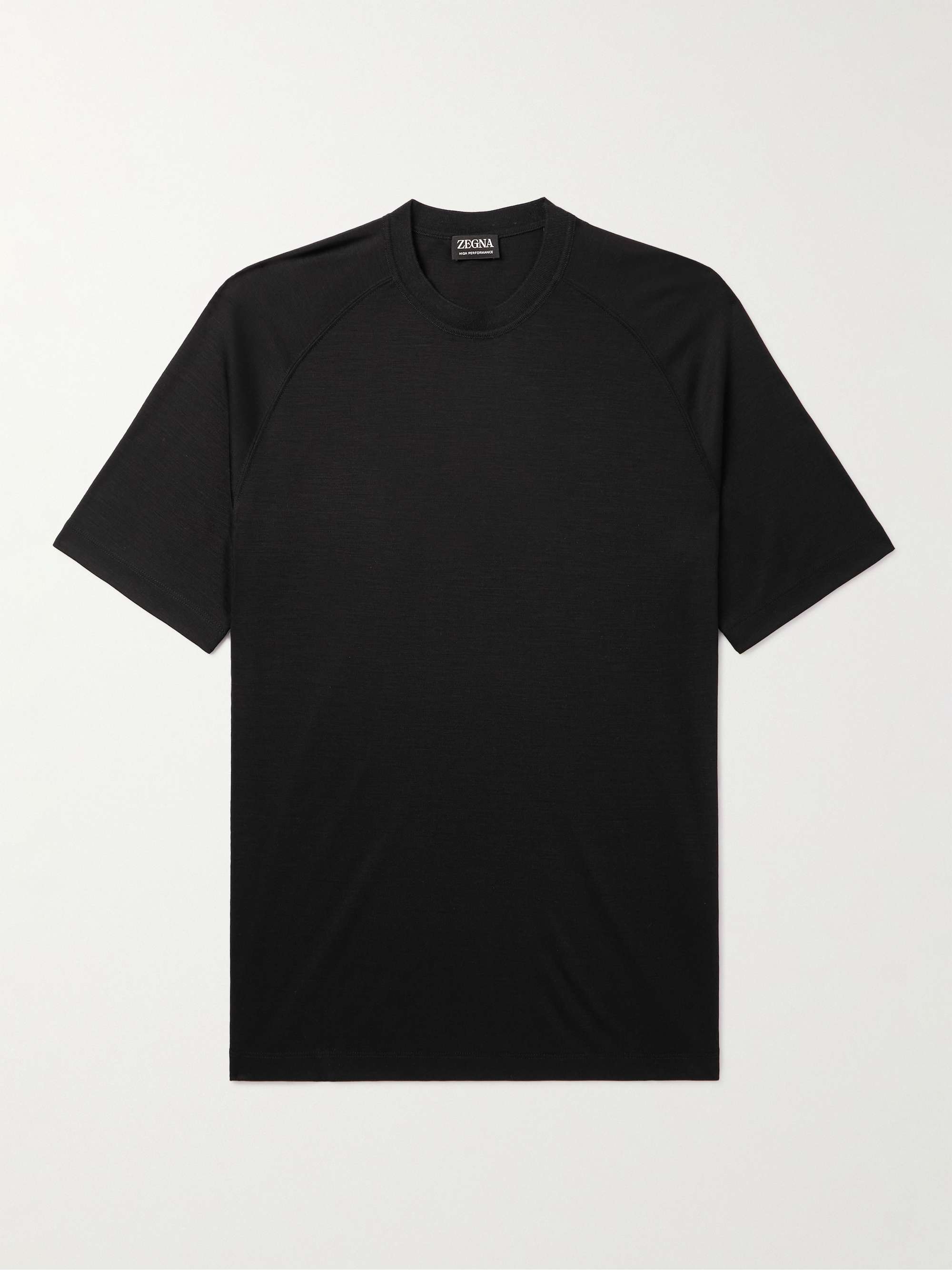 ZEGNA ハイパフォーマンス™ ウールジャージー Tシャツ | ミスターポーター