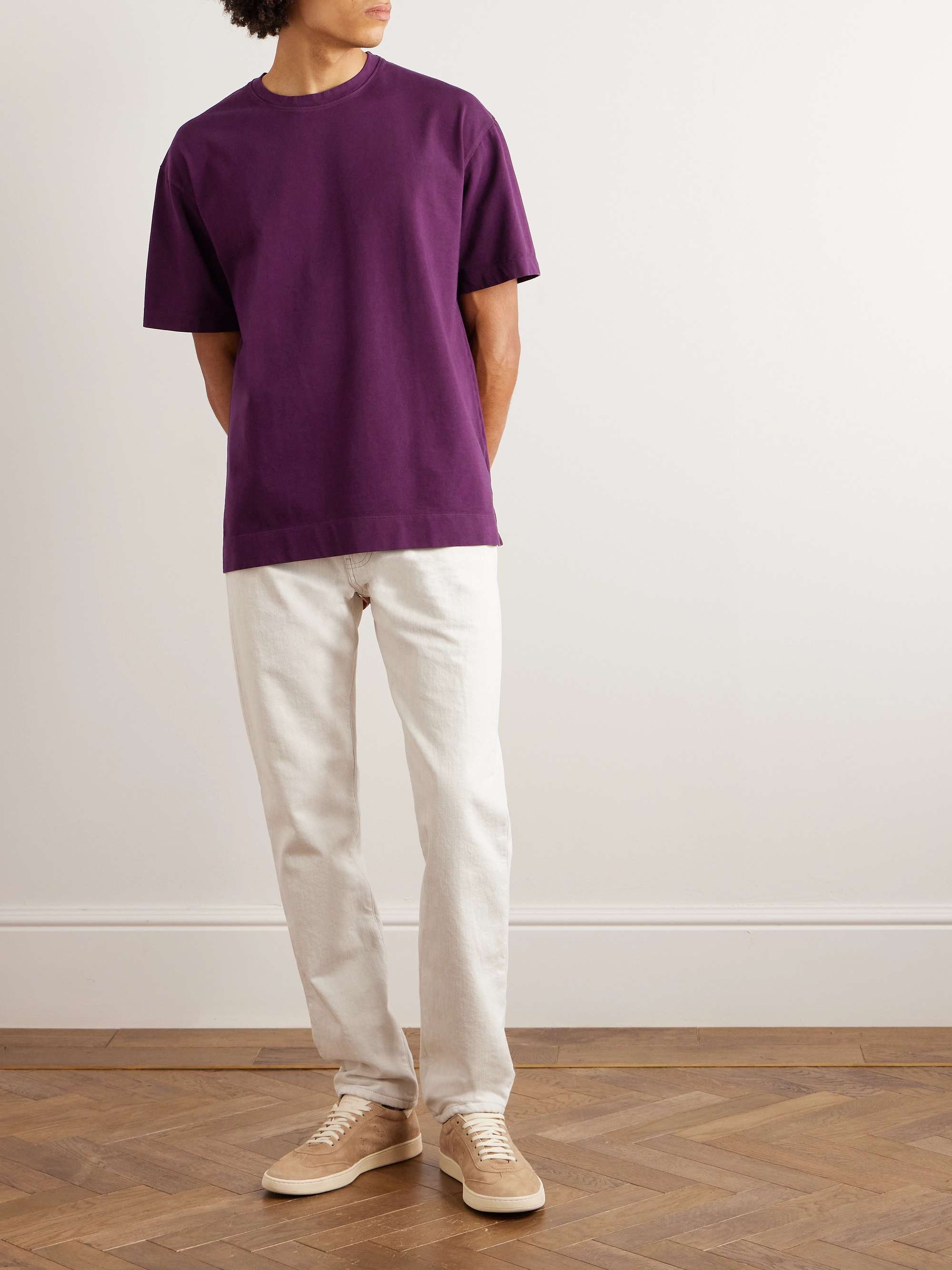 MASSIMO ALBA Nevis Organic Cotton-Jersey T-Shirt for Men | MR PORTER