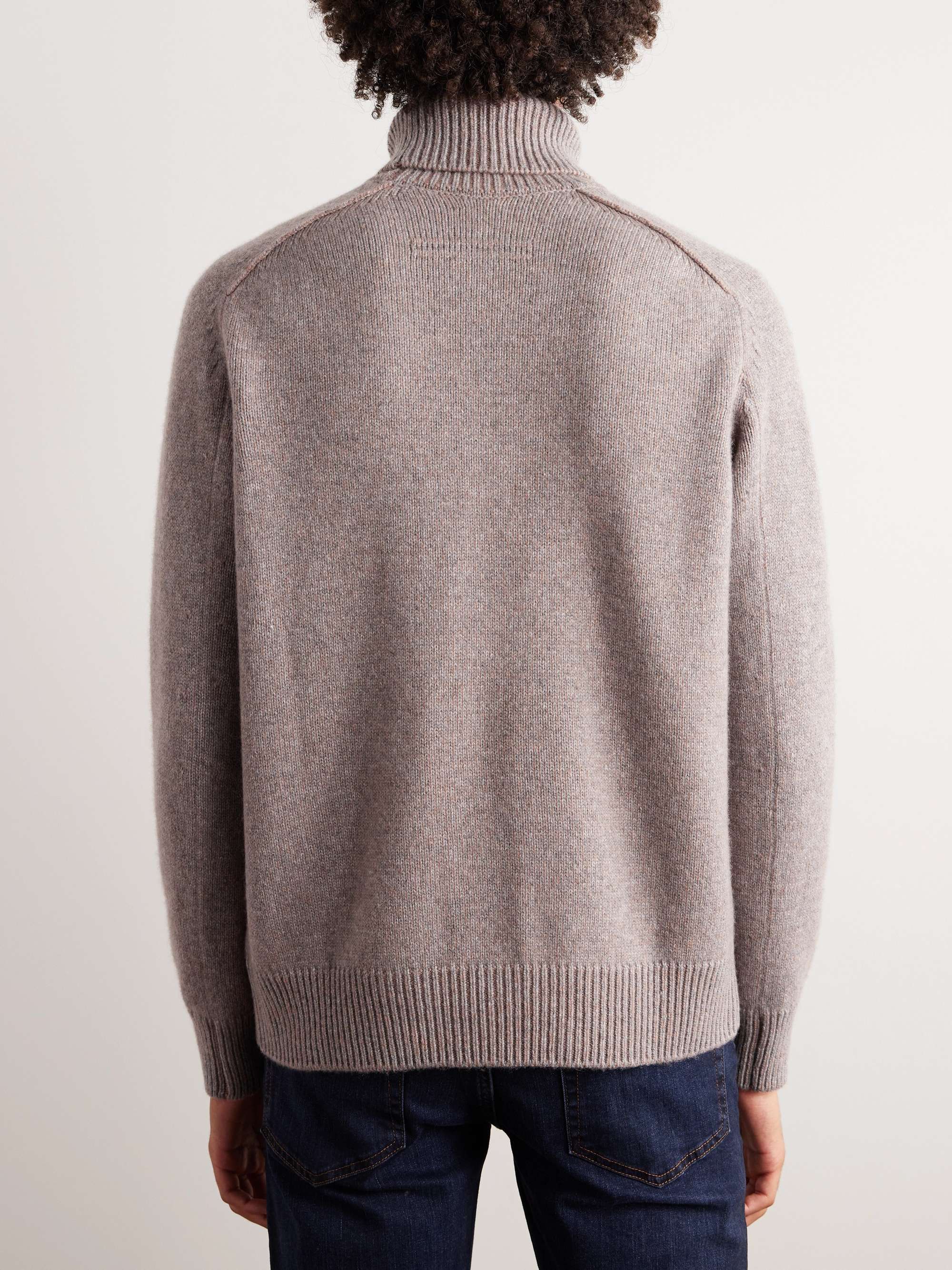 ZEGNA Oasi Cashmere Rollneck Sweater for Men | MR PORTER