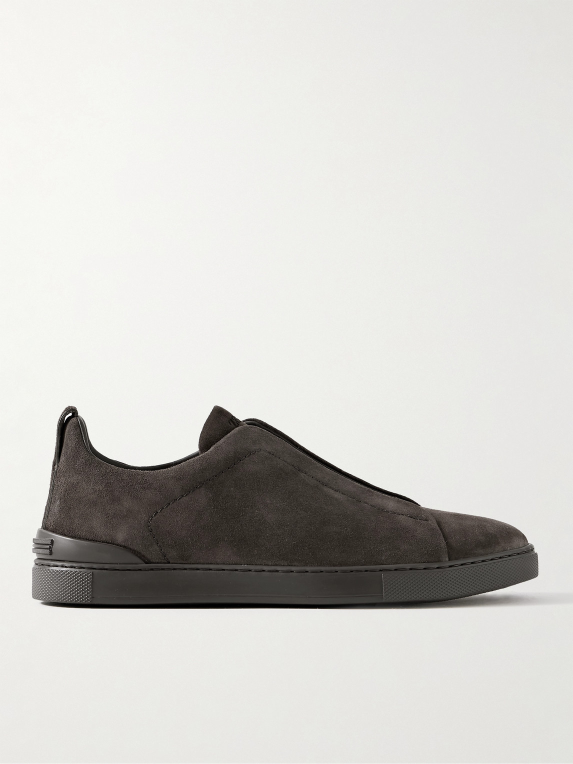 Zegna Triple Stitch™ Suede Slip-On Sneakers - Men