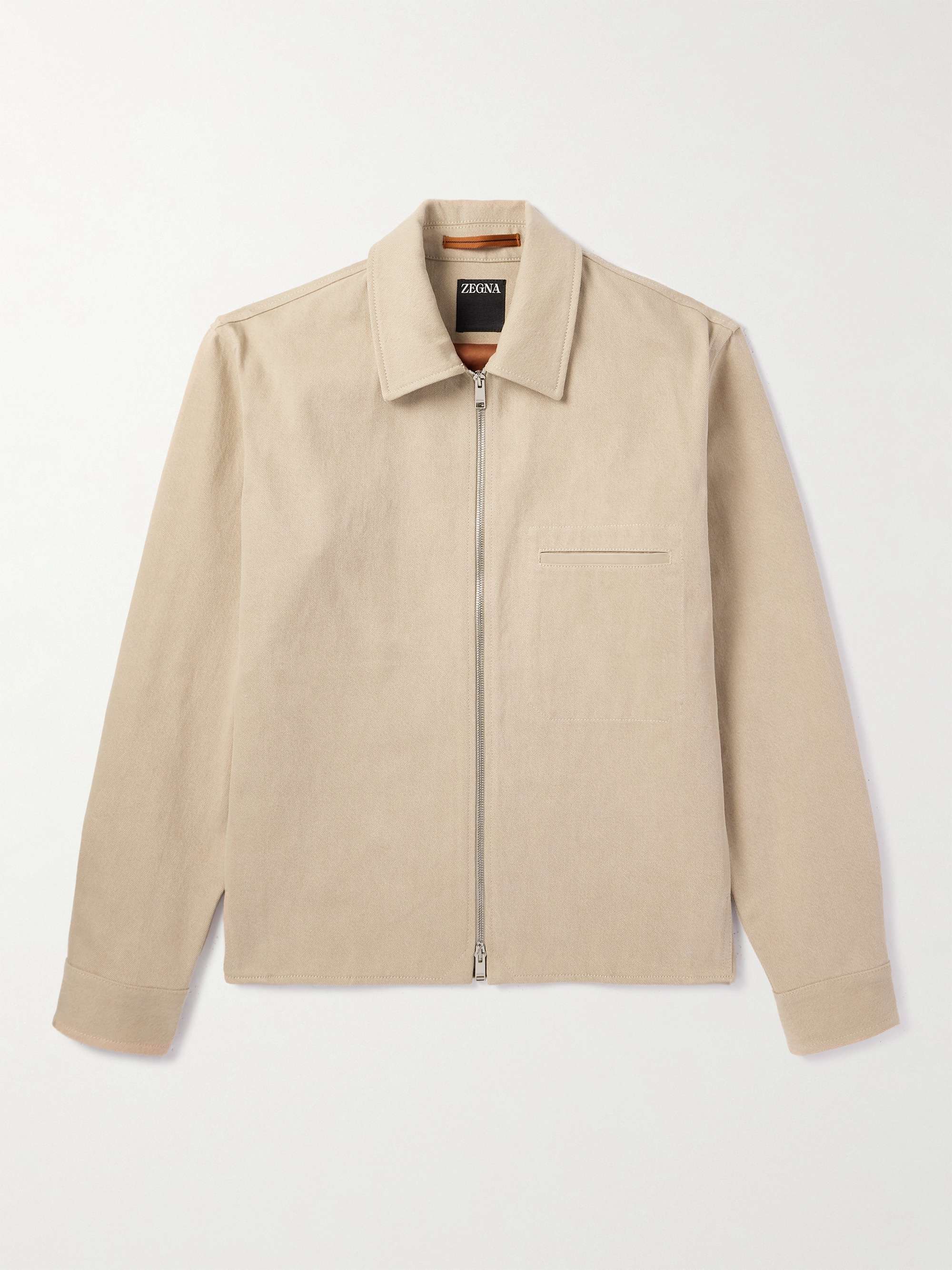 ZEGNA Cotton-Drill Overshirt for Men | MR PORTER