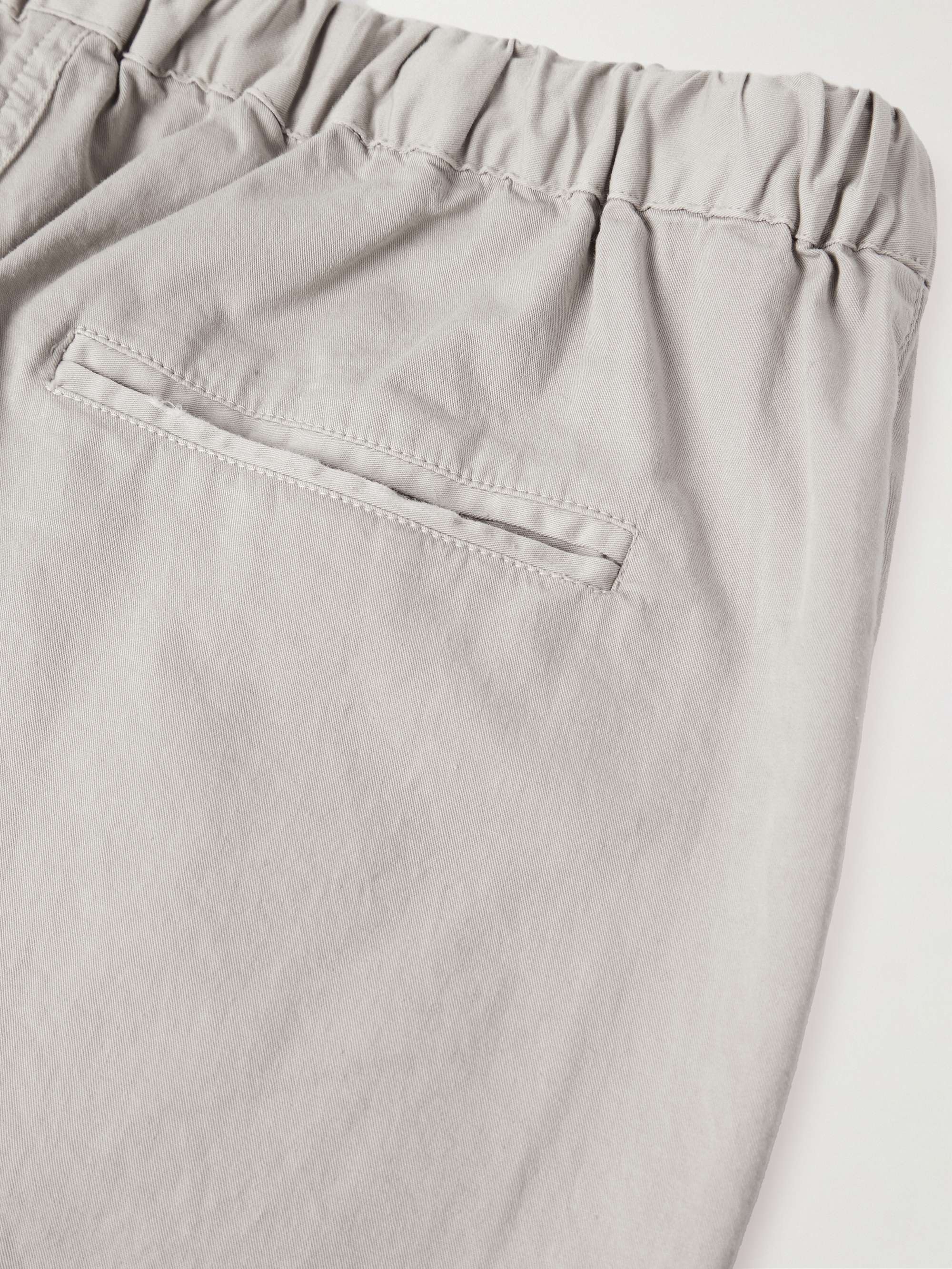 MASSIMO ALBA Kevin Straight-Leg Cotton-Blend Canvas Drawstring Shorts
