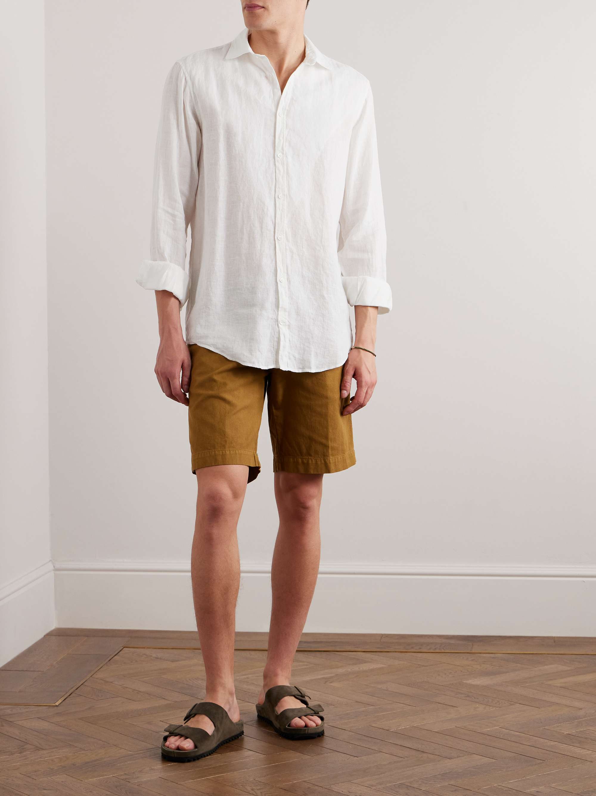 MASSIMO ALBA Canary Cotton-Poplin Shirt for Men | MR PORTER