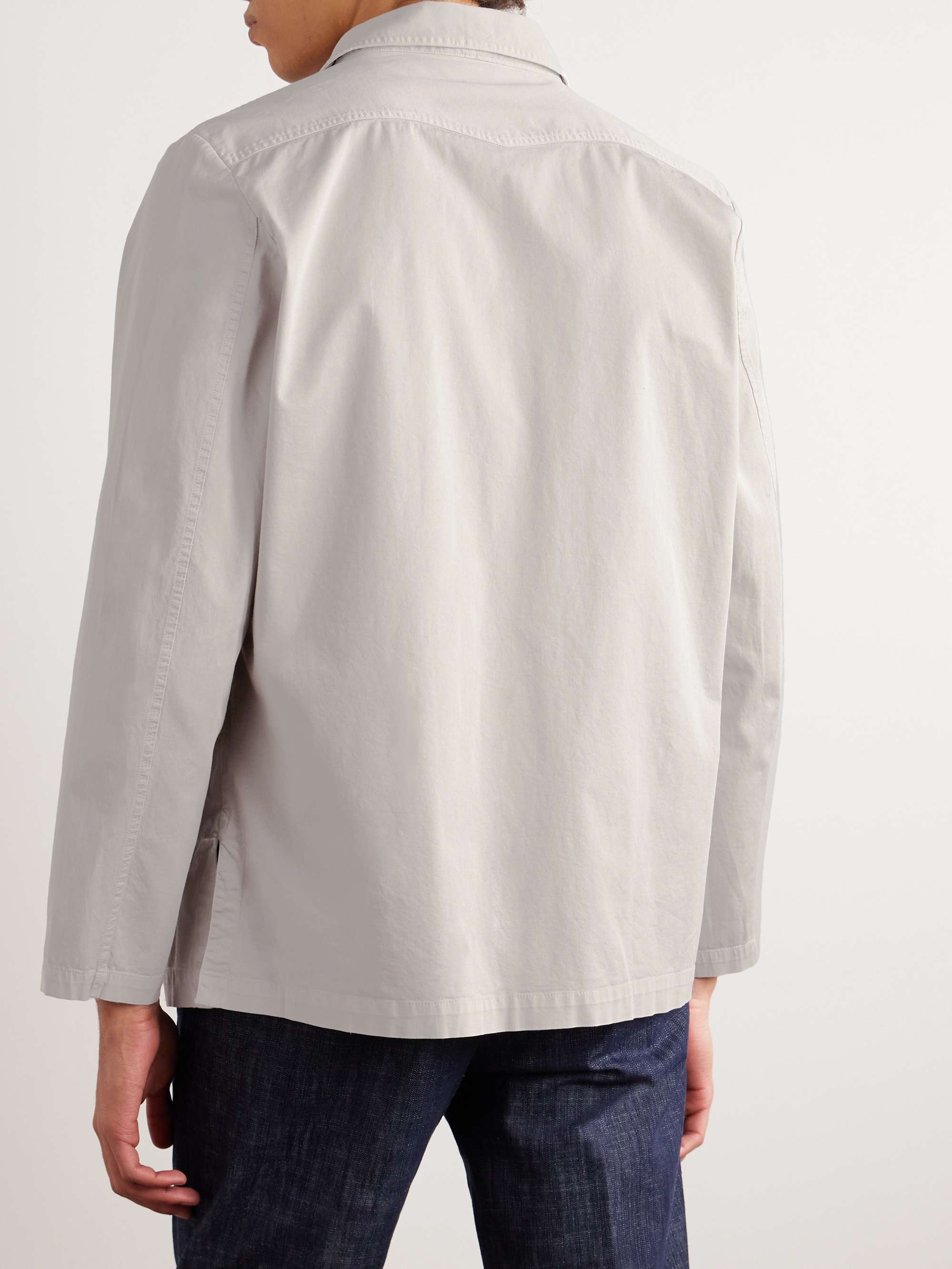 MASSIMO ALBA Stretch-Cotton Gabardine Shirt Jacket for Men | MR PORTER