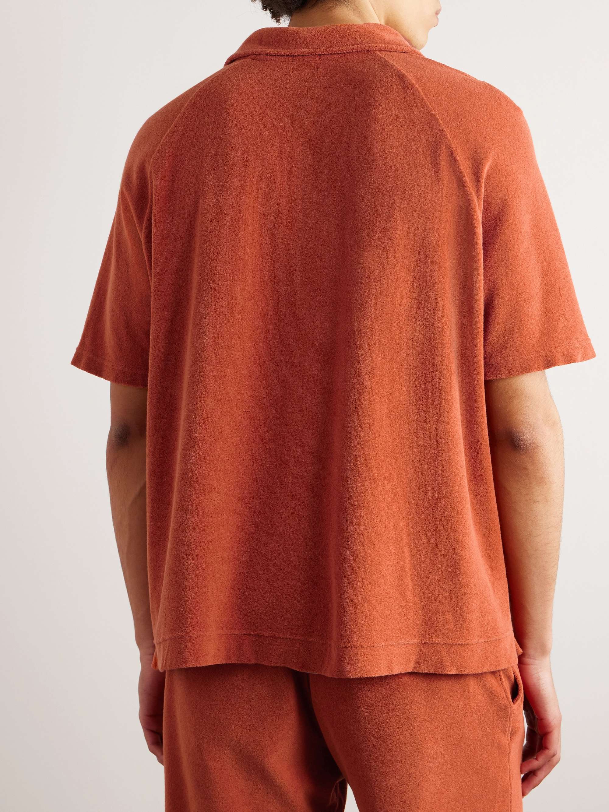 MASSIMO ALBA Cotton-Blend Terry Shirt