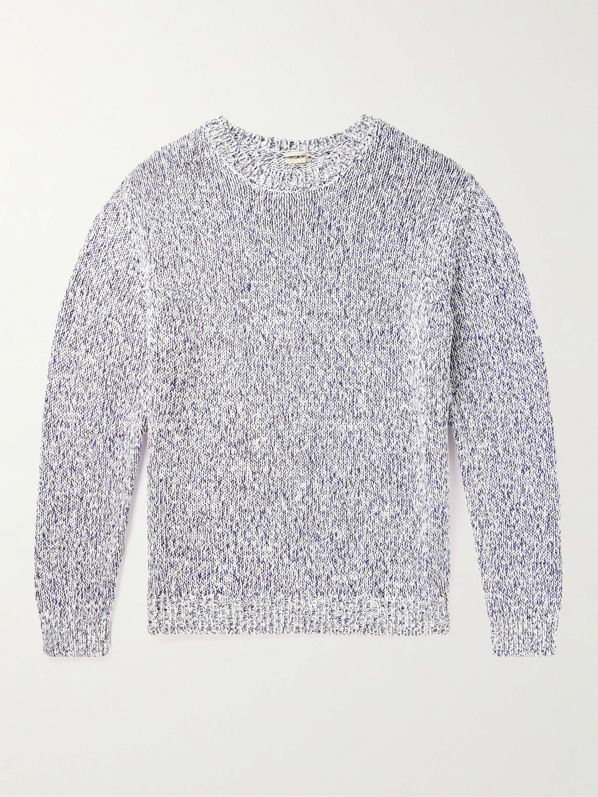 MASSIMO ALBA Achille Ribbed Cotton Sweater for Men | MR PORTER