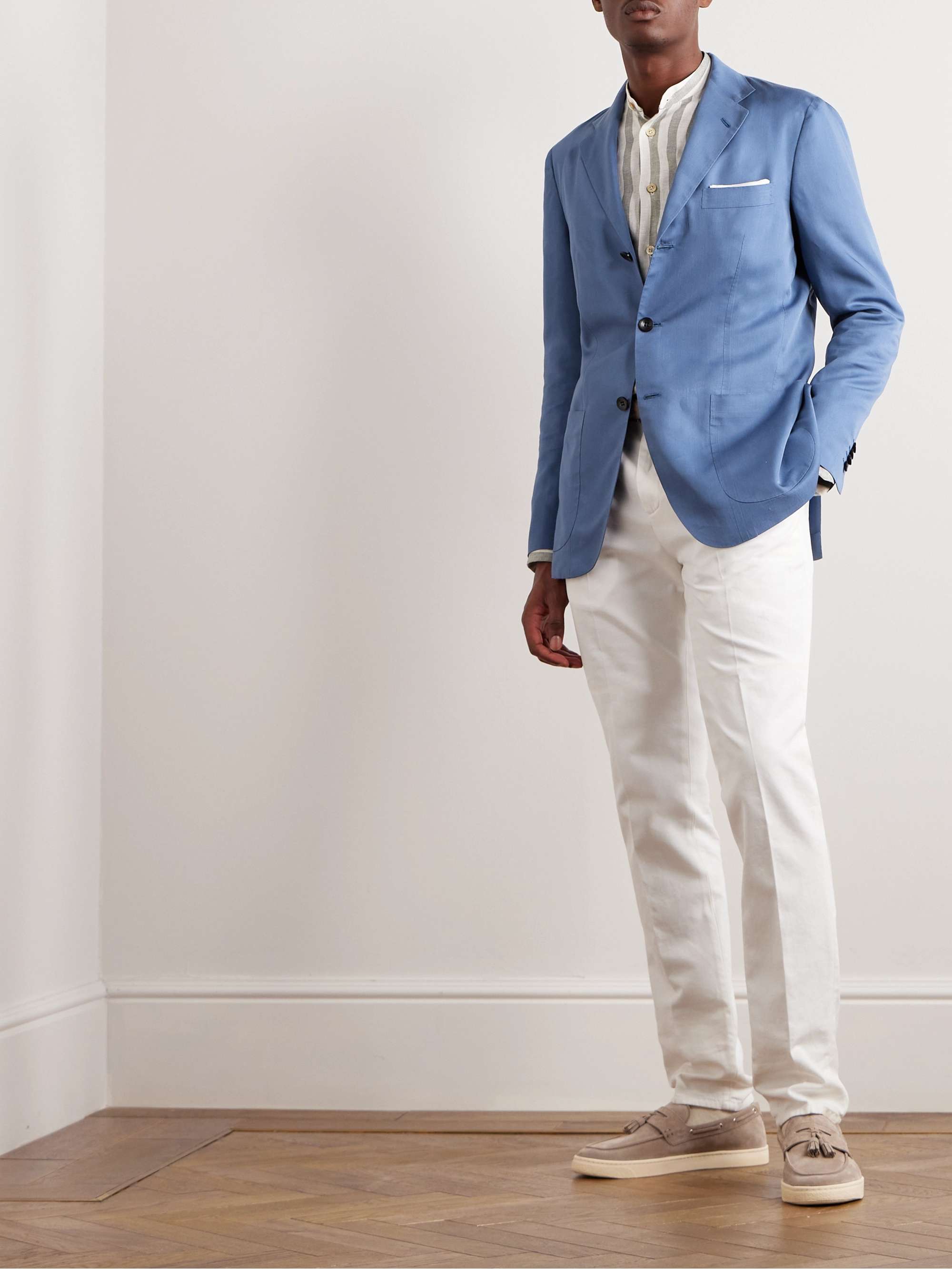 KITON Lyocell-Blend Blazer for Men | MR PORTER