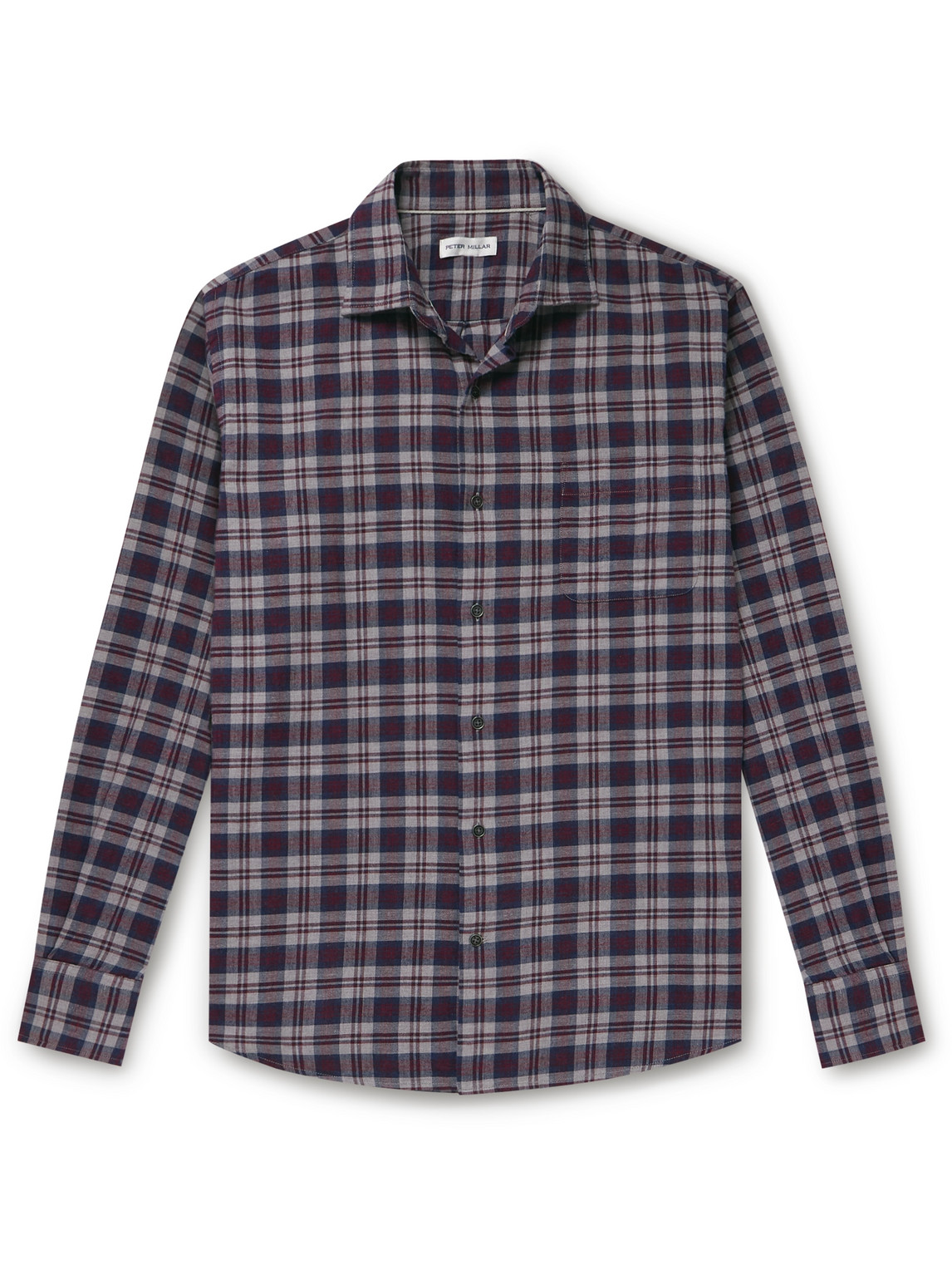 PETER MILLAR MAYWOOD CHECKED COTTON-FLANNEL SHIRT