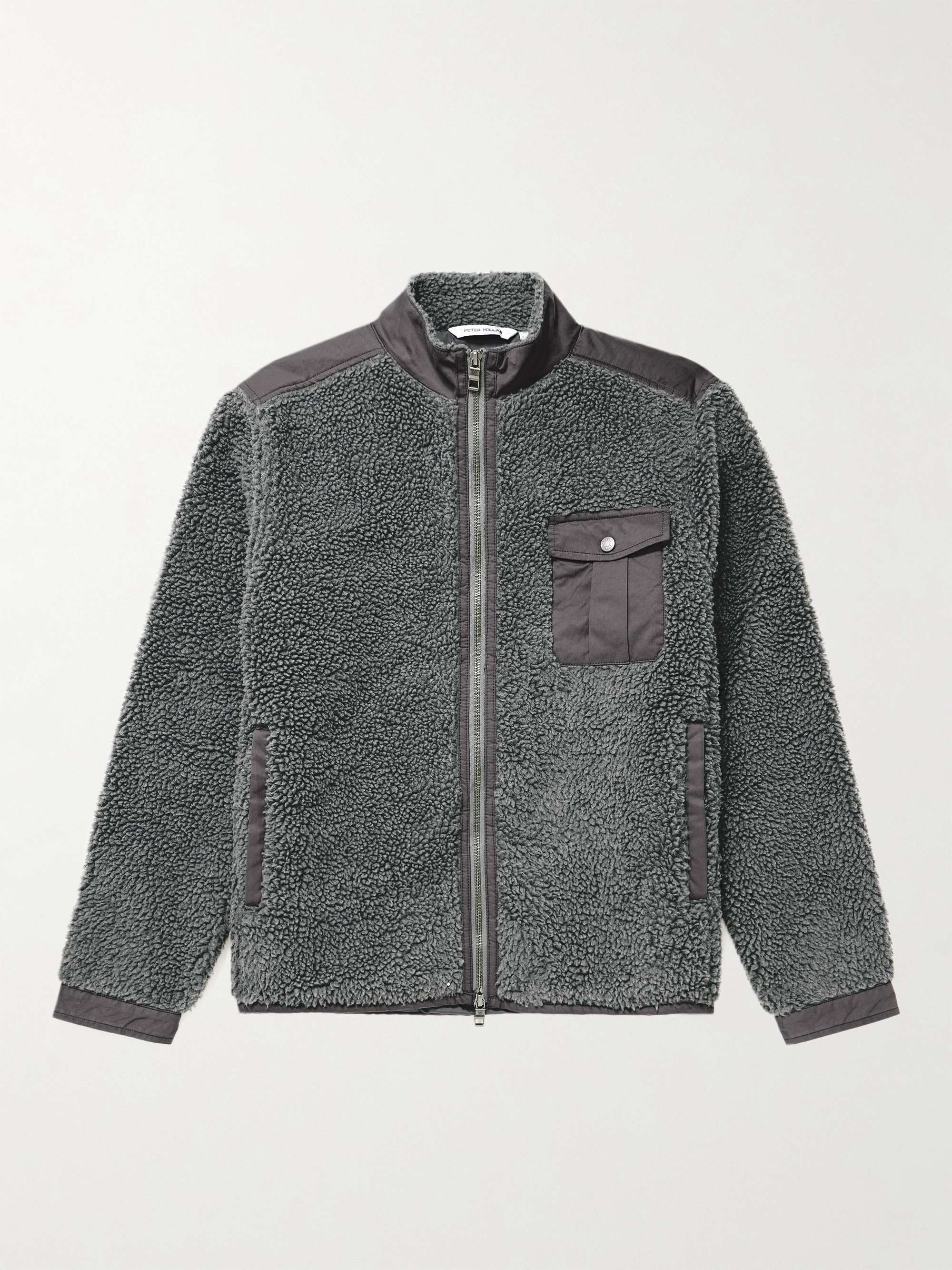 PETER MILLAR Autumn Shell-Trimmed Fleece Jacket for Men | MR PORTER