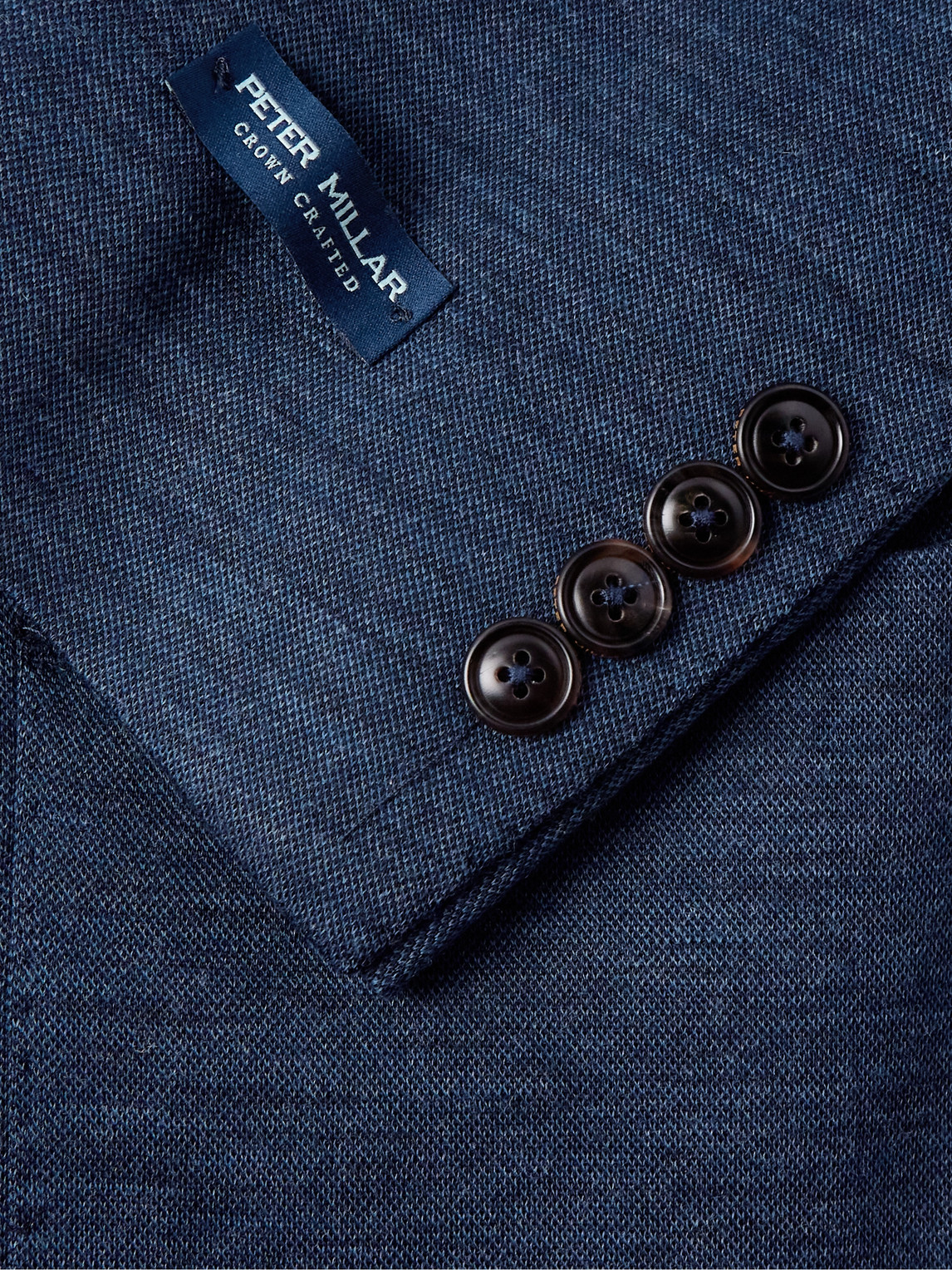  Peter Millar - The Winter Excursionist Elite Wool Blazer With Removable Shell Hooded Gilet - Men - Blue - Uk/us 42 