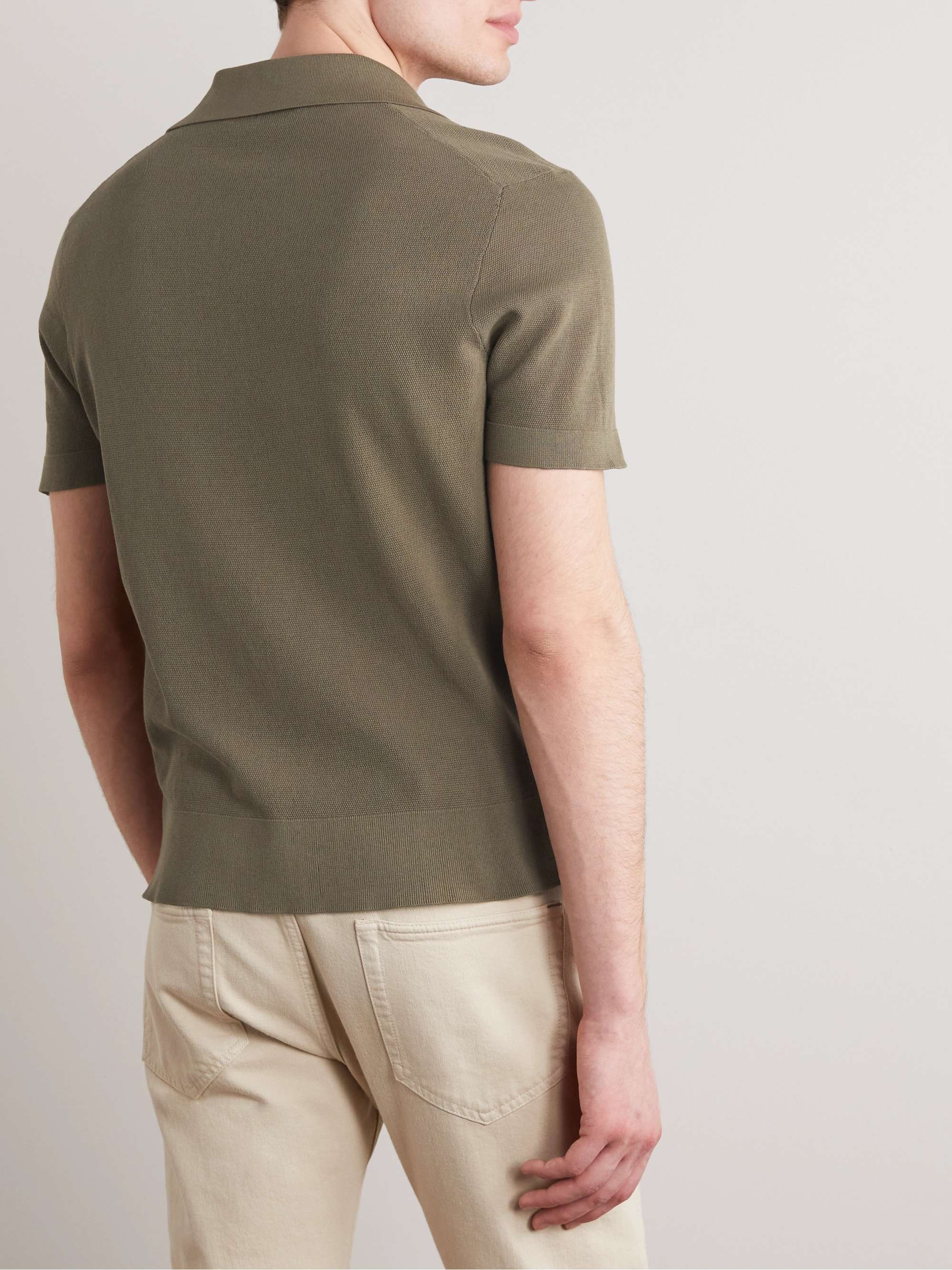 PURDEY Slim-Fit Cotton Polo Shirt