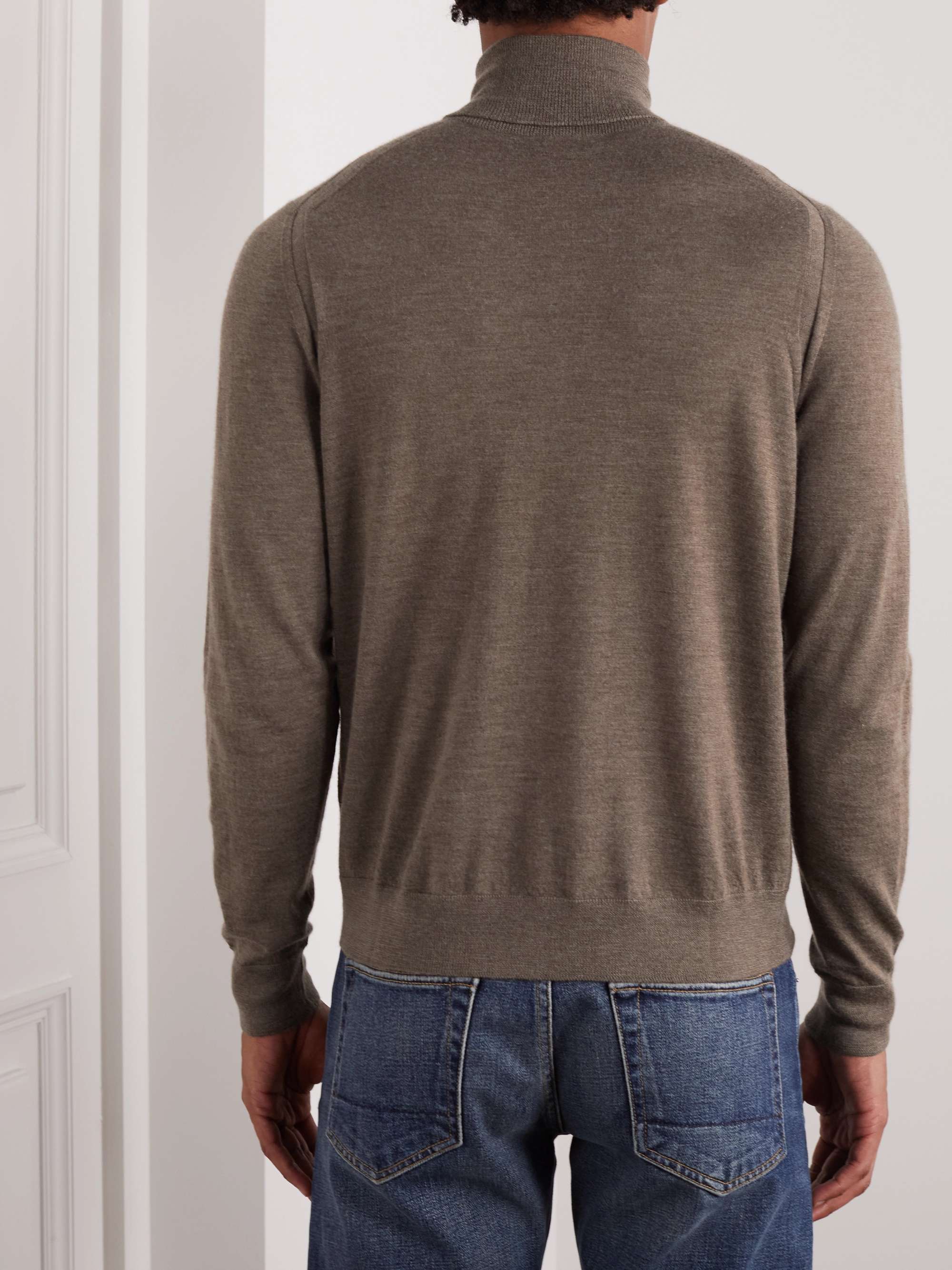 PURDEY Slim-Fit Cashmere Rollneck Sweater