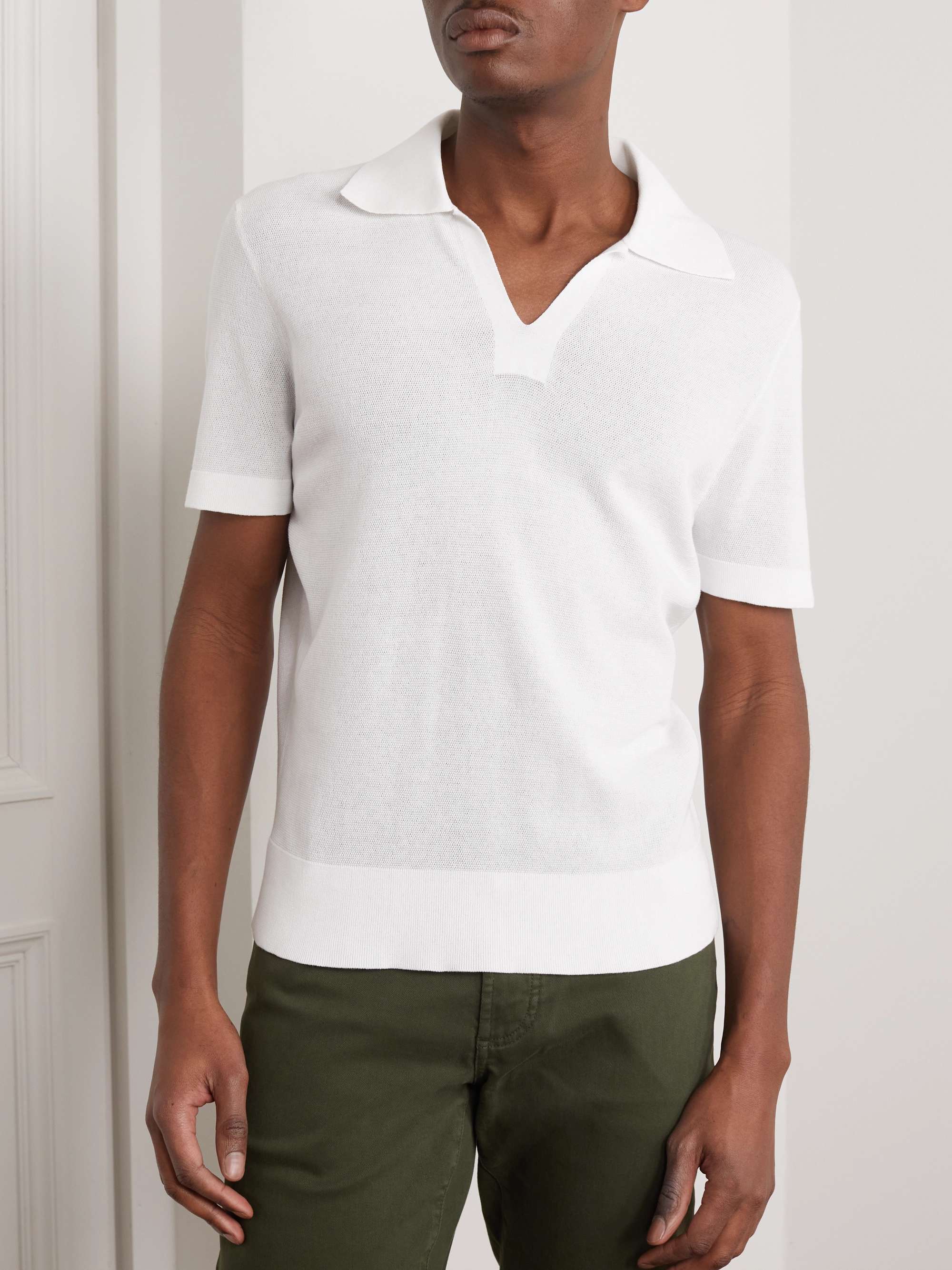 PURDEY Slim-Fit Cotton Polo Shirt