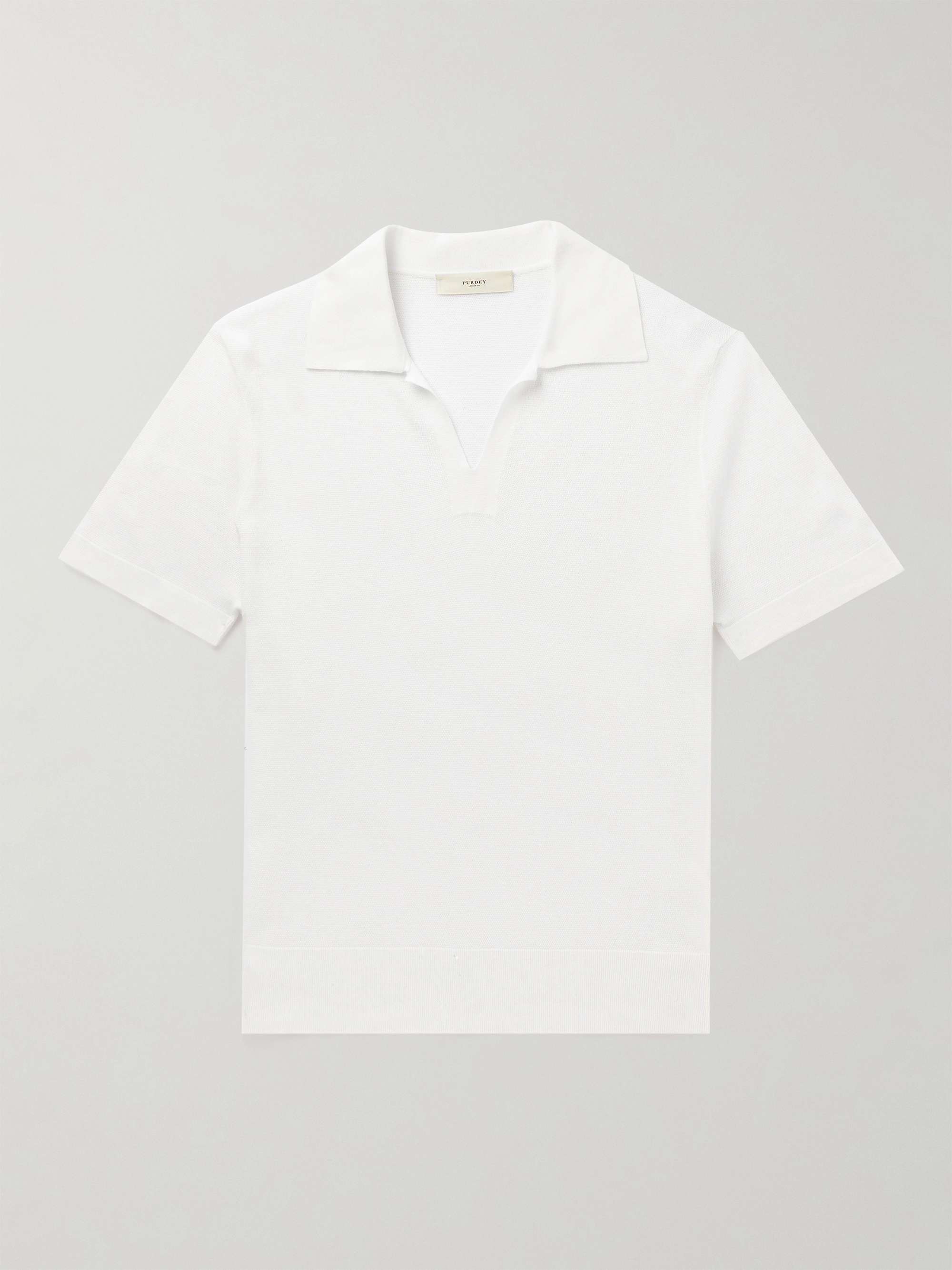 PURDEY Slim-Fit Cotton Polo Shirt for Men | MR PORTER