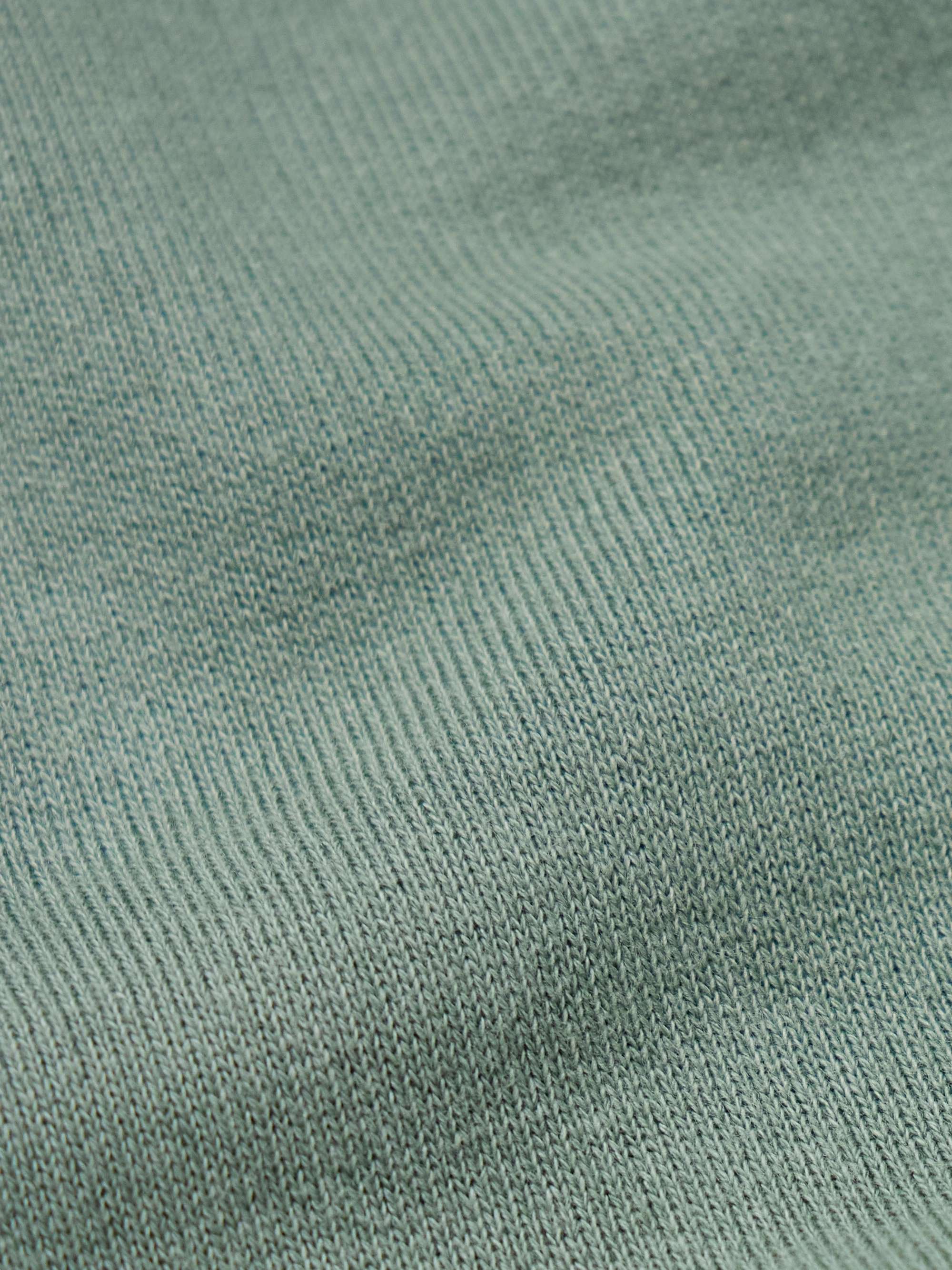 THOM SWEENEY Garment-Dyed Cotton-Jersey Sweatshirt