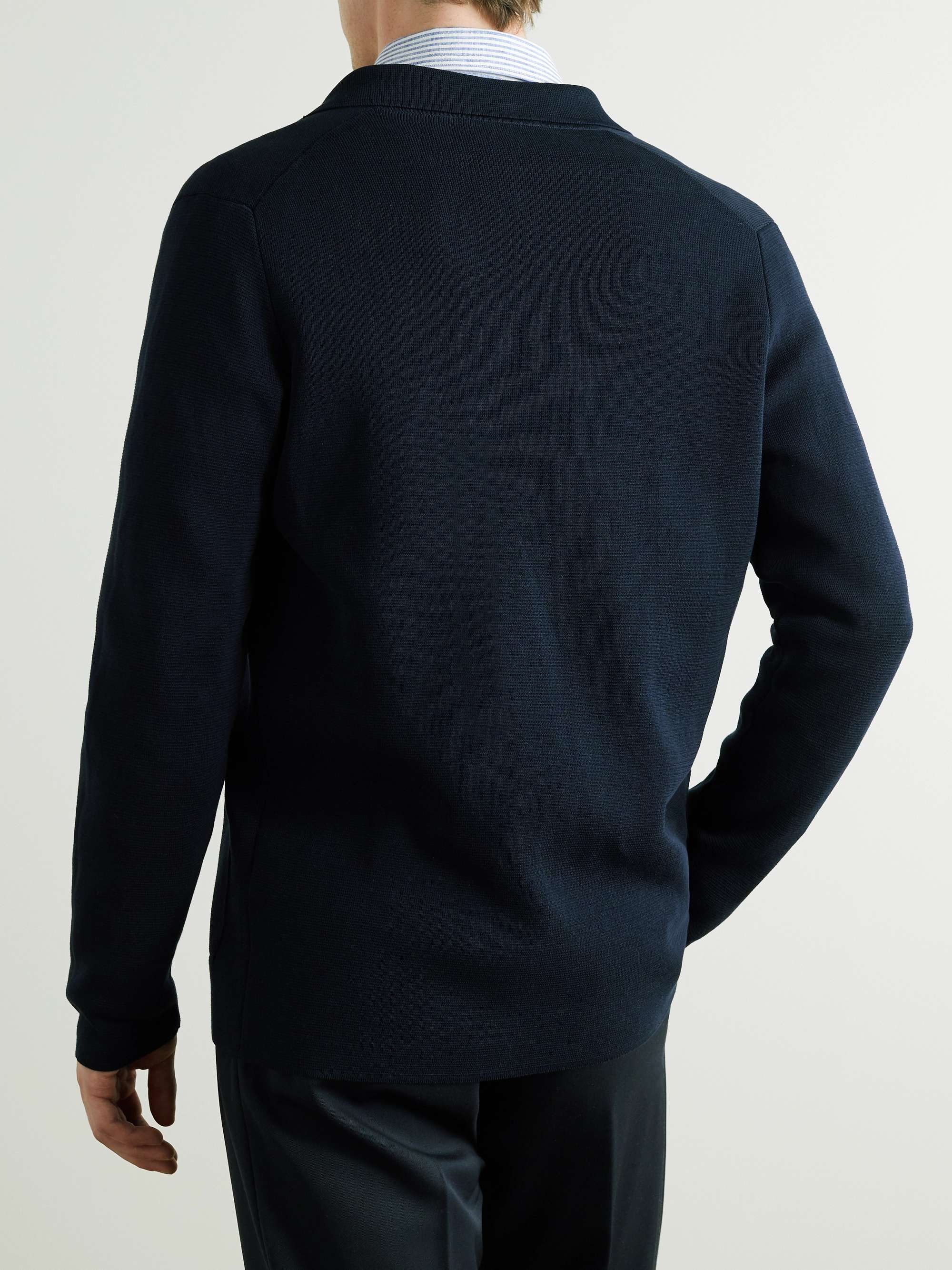 THOM SWEENEY Knitted Cotton Blazer for Men | MR PORTER