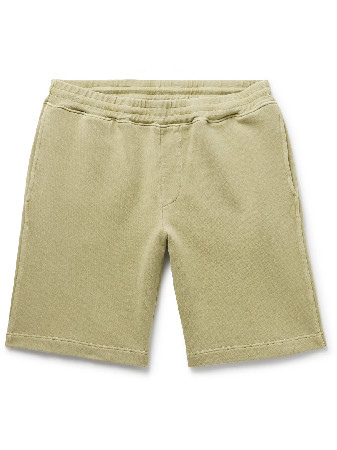 Thom Sweeney - Straight-Leg Cotton-Jersey Shorts - Men - Green - IT 54