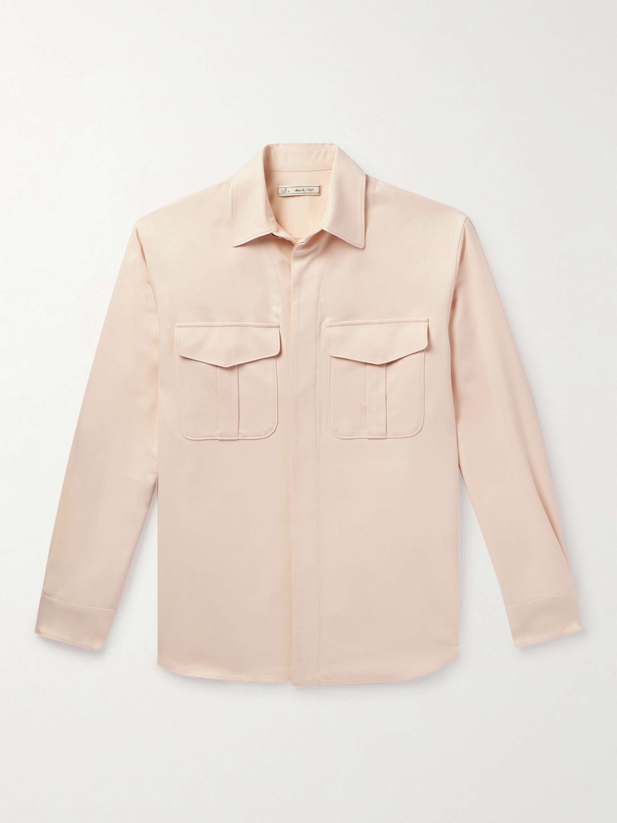 UMIT BENAN B+ Silk-Twill Shirt for Men | MR PORTER