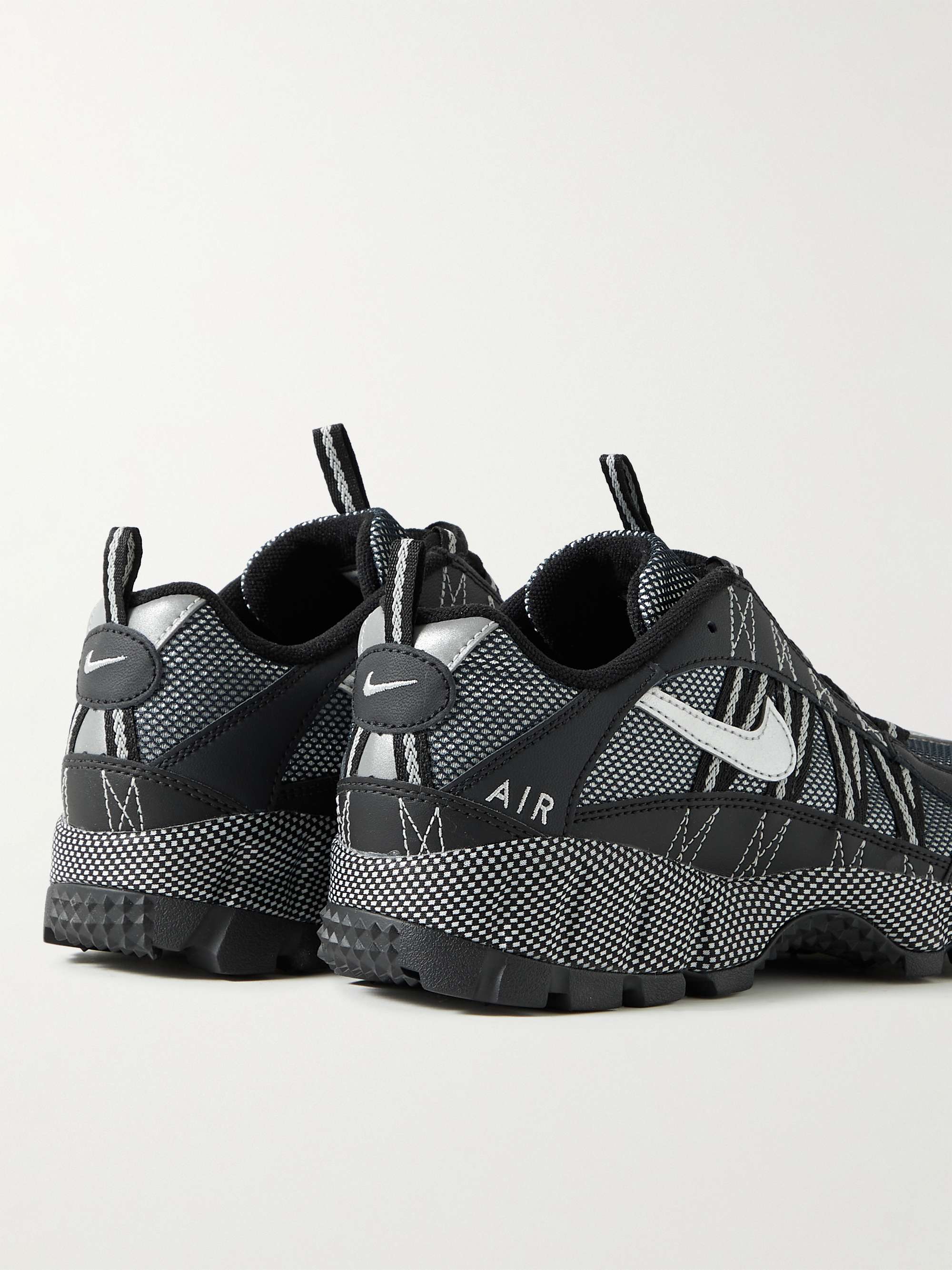 NIKE Air Humara QS Leather-Trimmed Mesh Sneakers