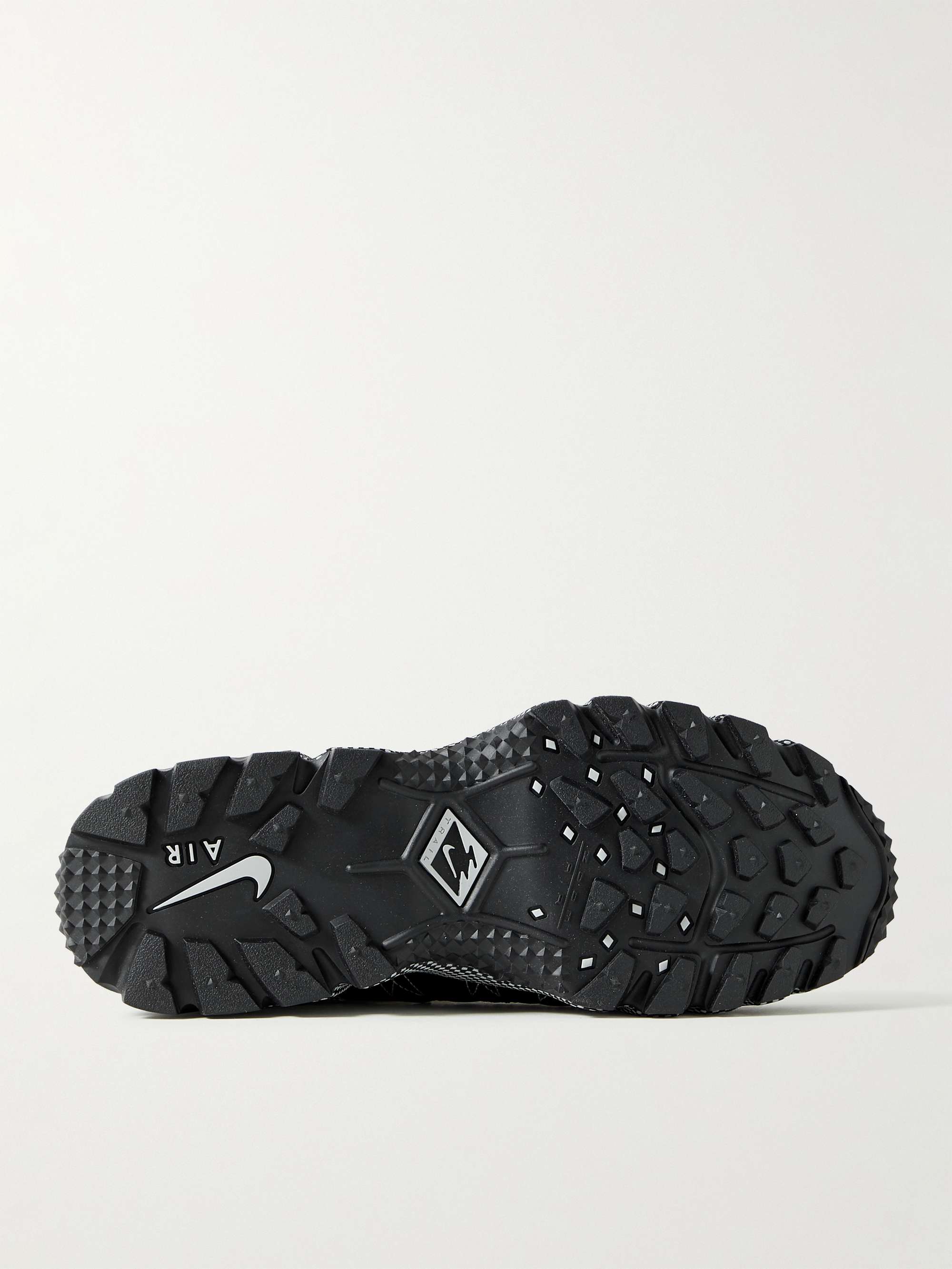 NIKE Air Humara QS Leather-Trimmed Mesh Sneakers