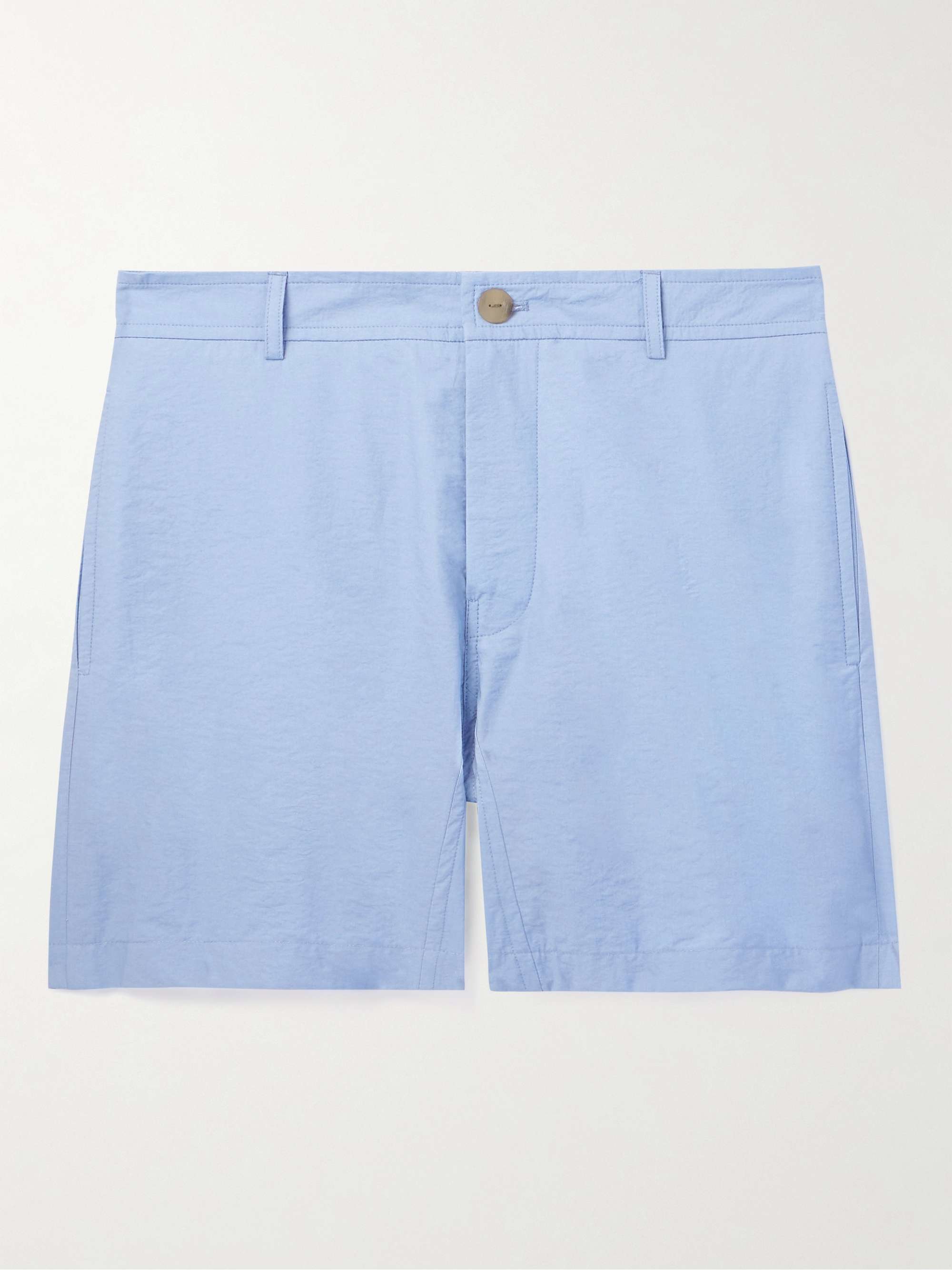 LOEWE + Paula's Ibiza Logo-Embroidered Straight-Leg Cotton-Jersey Drawstring Shorts