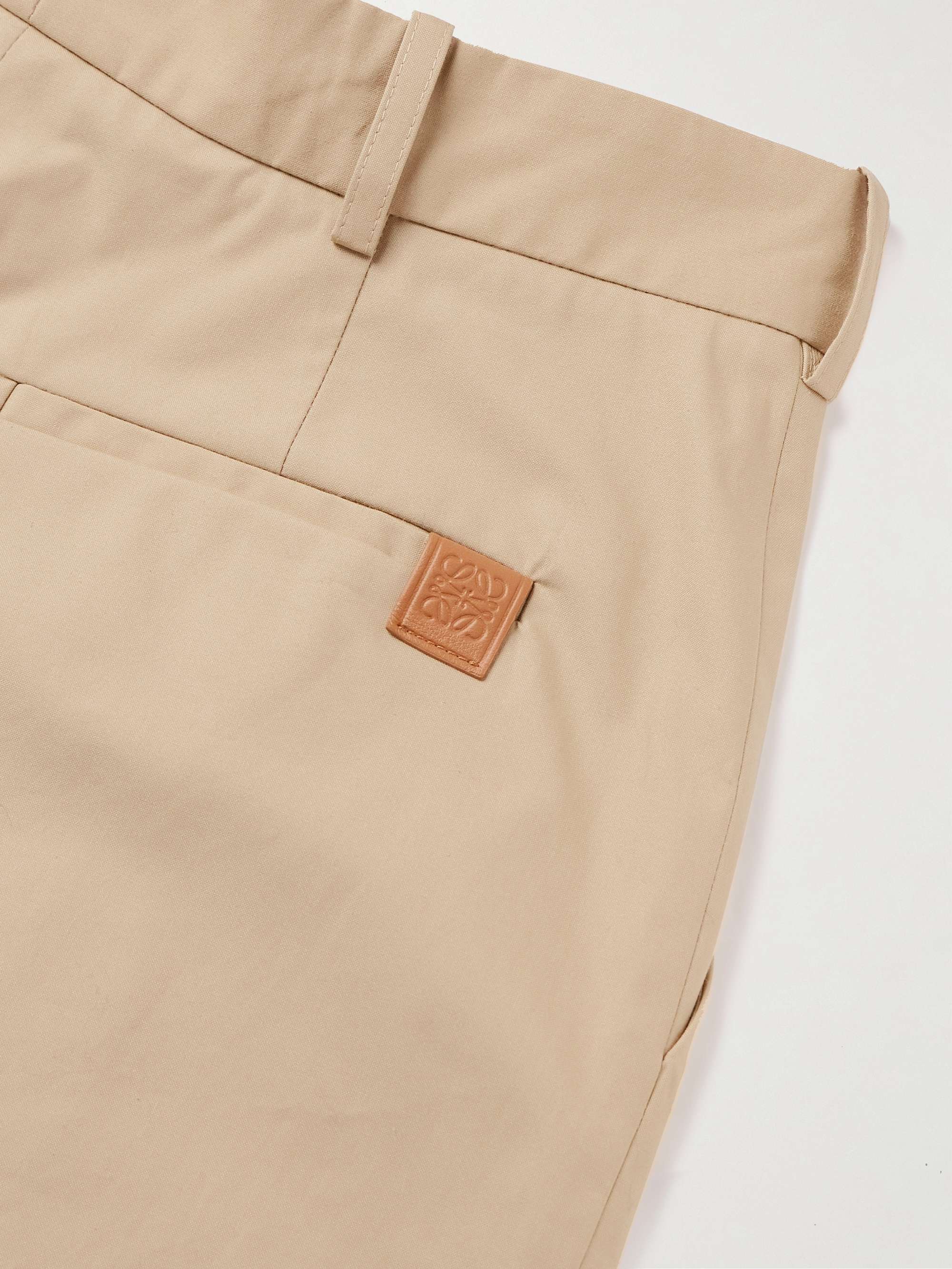 LOEWE + Paula's Ibiza Straight-Leg Cotton-Twill Trousers