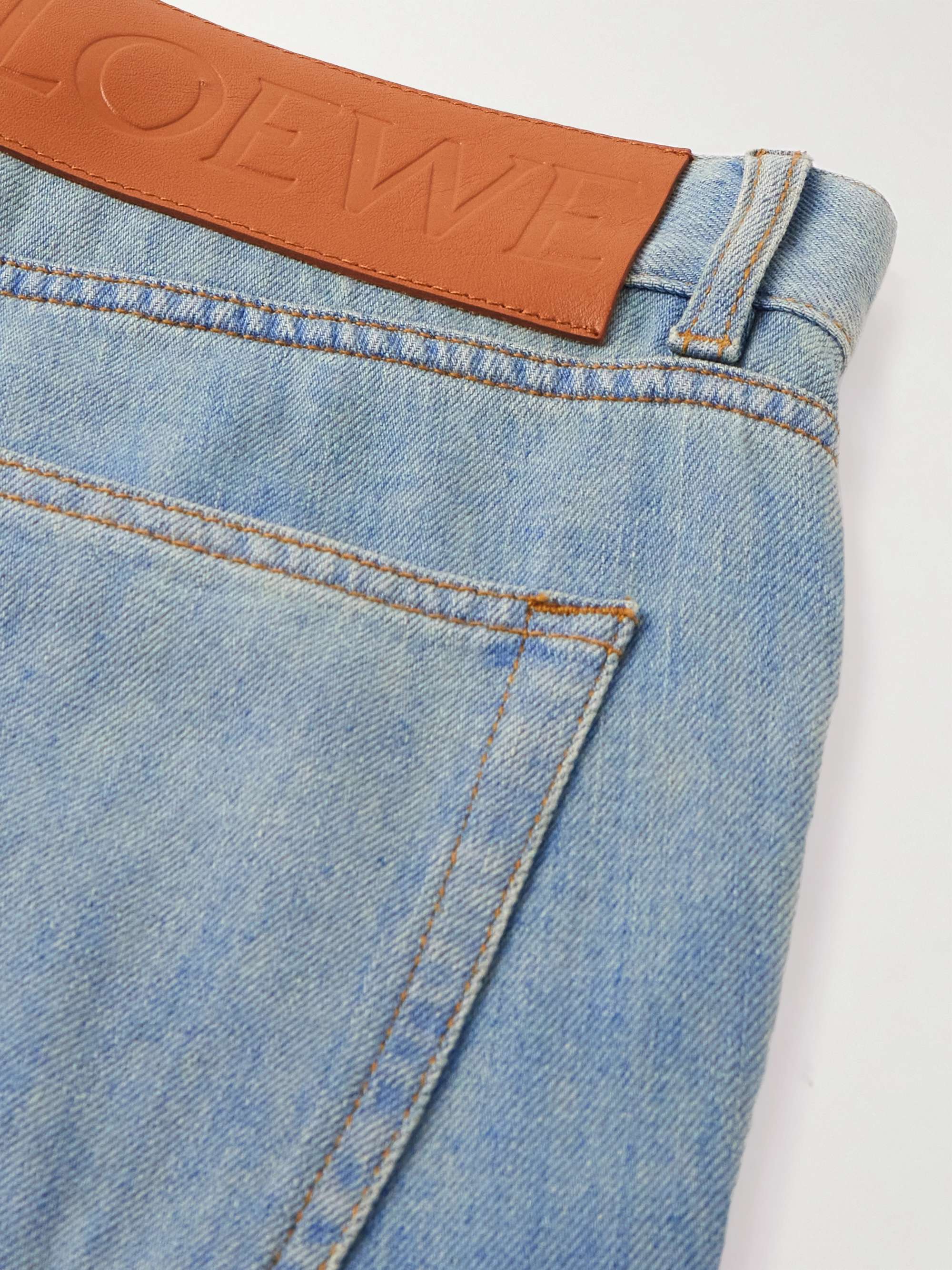 LOEWE + Paula's Ibiza Straight-Leg Dip-Dyed Jeans