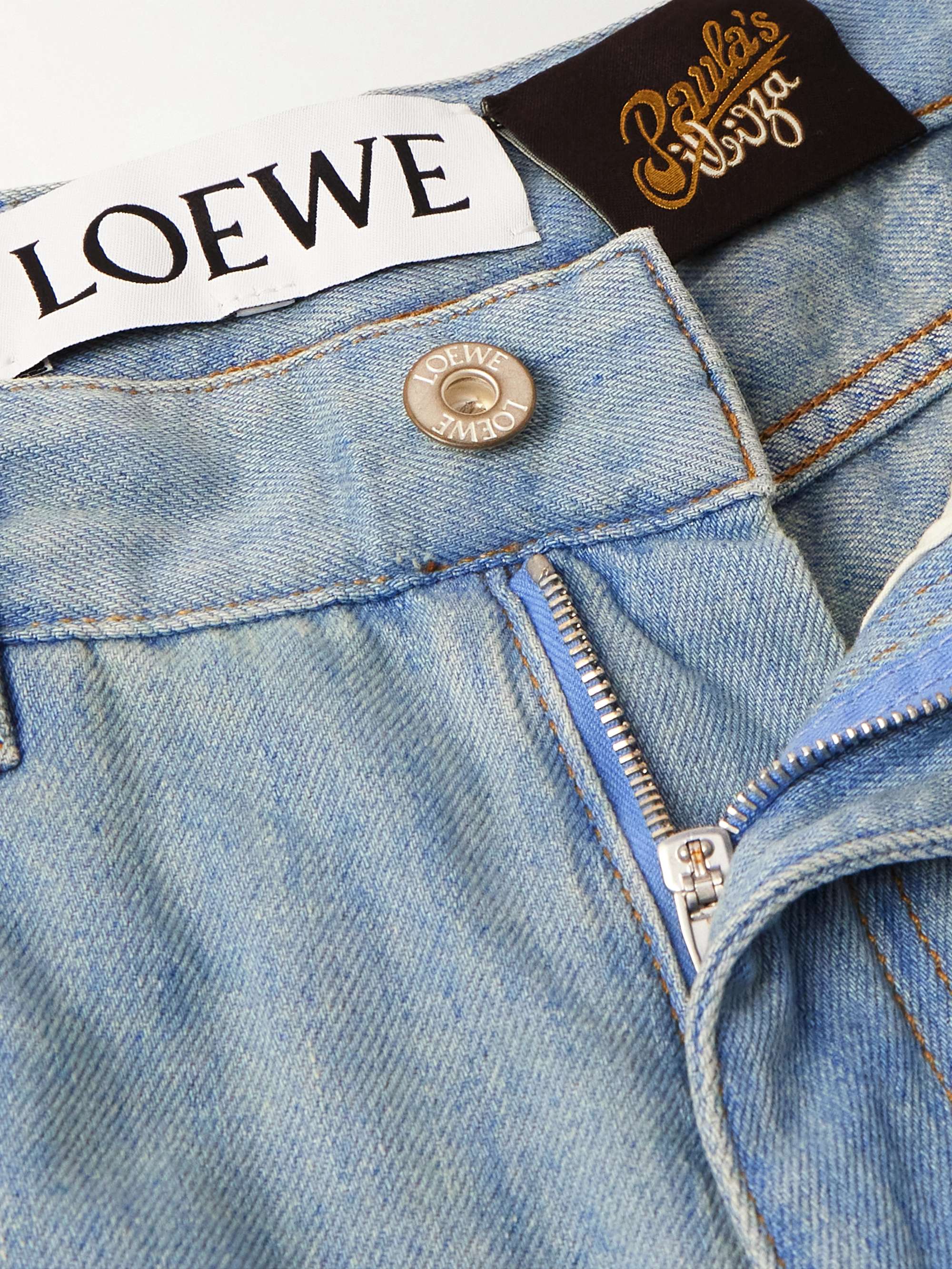LOEWE + Paula's Ibiza Straight-Leg Dip-Dyed Jeans