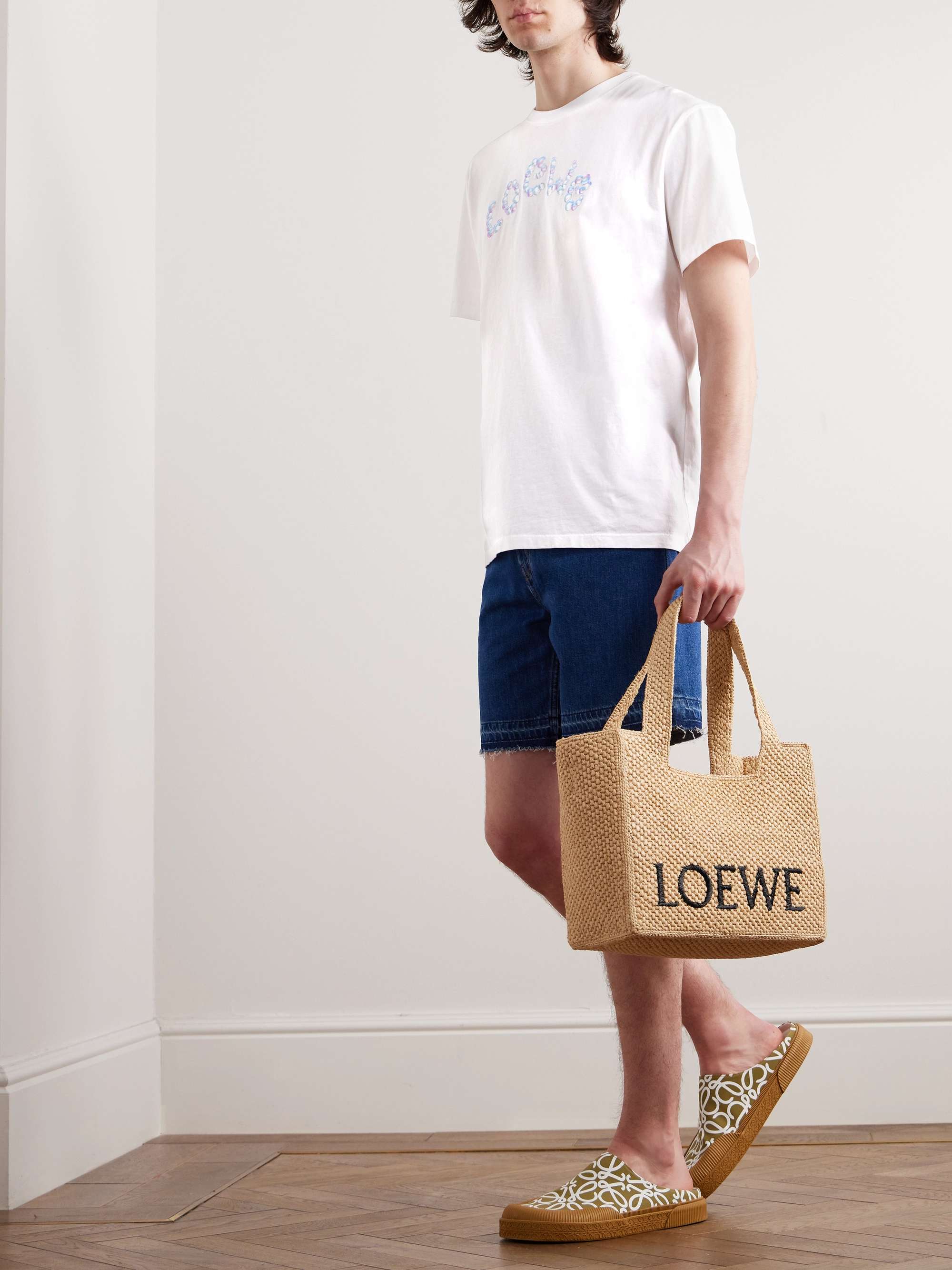 LOEWE + Paula's Ibiza Printed Cotton-Jersey T-Shirt