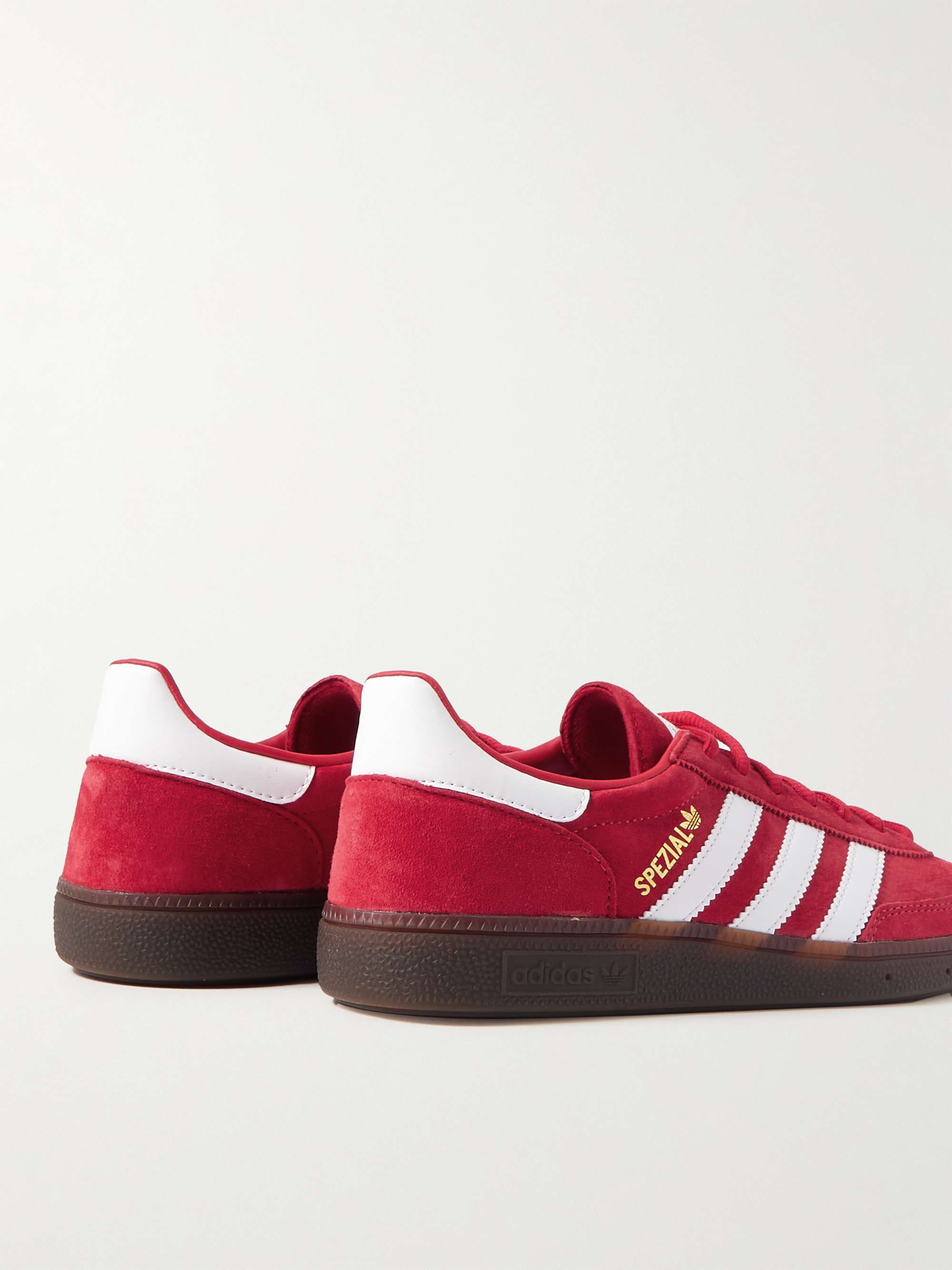 ADIDAS ORIGINALS Handball Spezial Leather-Trimmed Suede Sneakers for ...