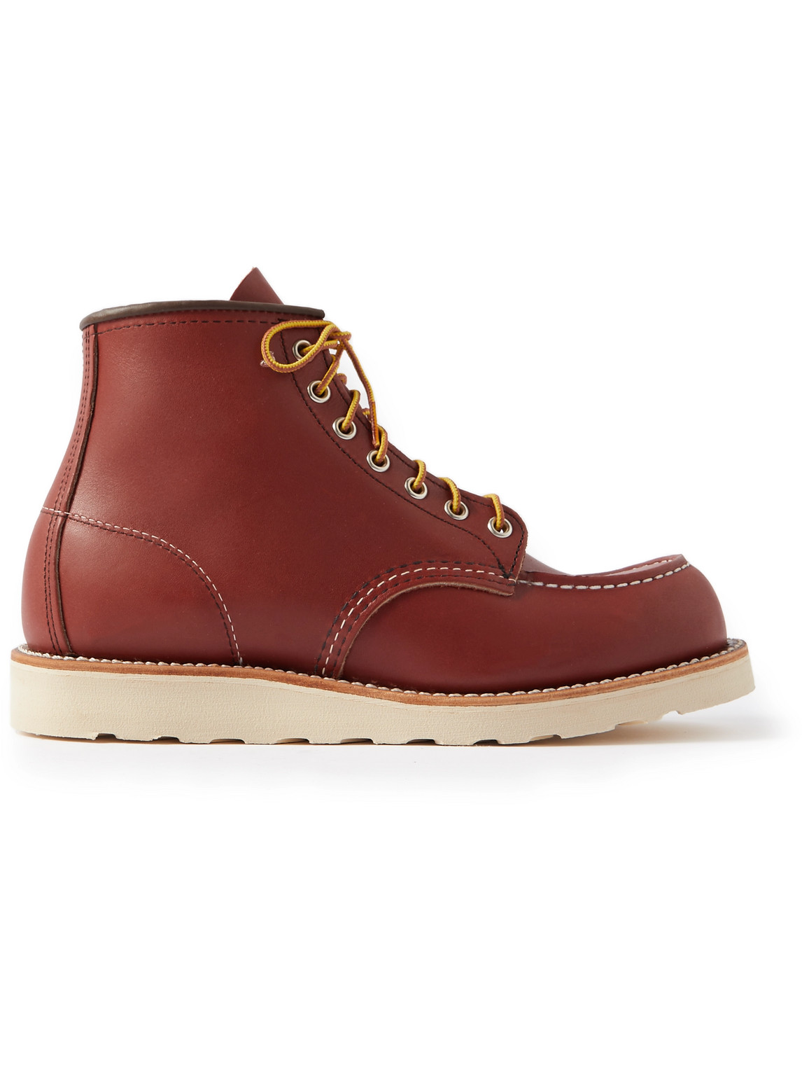 Shop Red Wing Shoes 875 Classic Moc Leather Boots In Brown