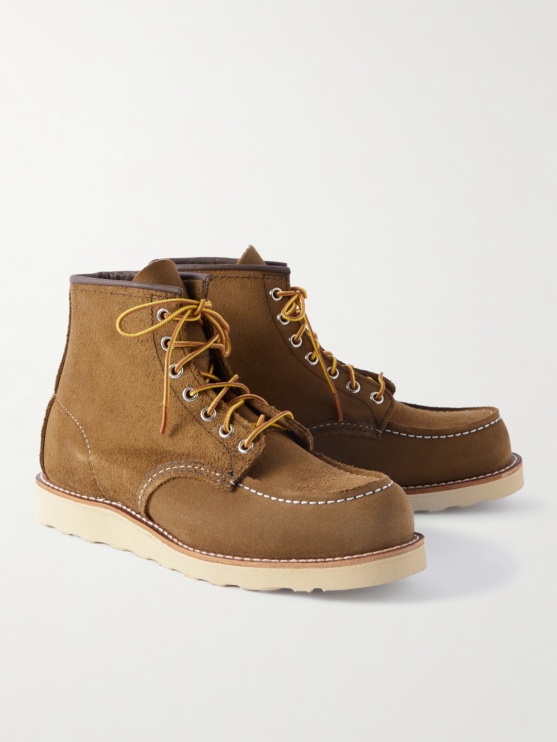 Shop Red Wing Shoes 6-inch Hawthorne Suede Boots In Brown