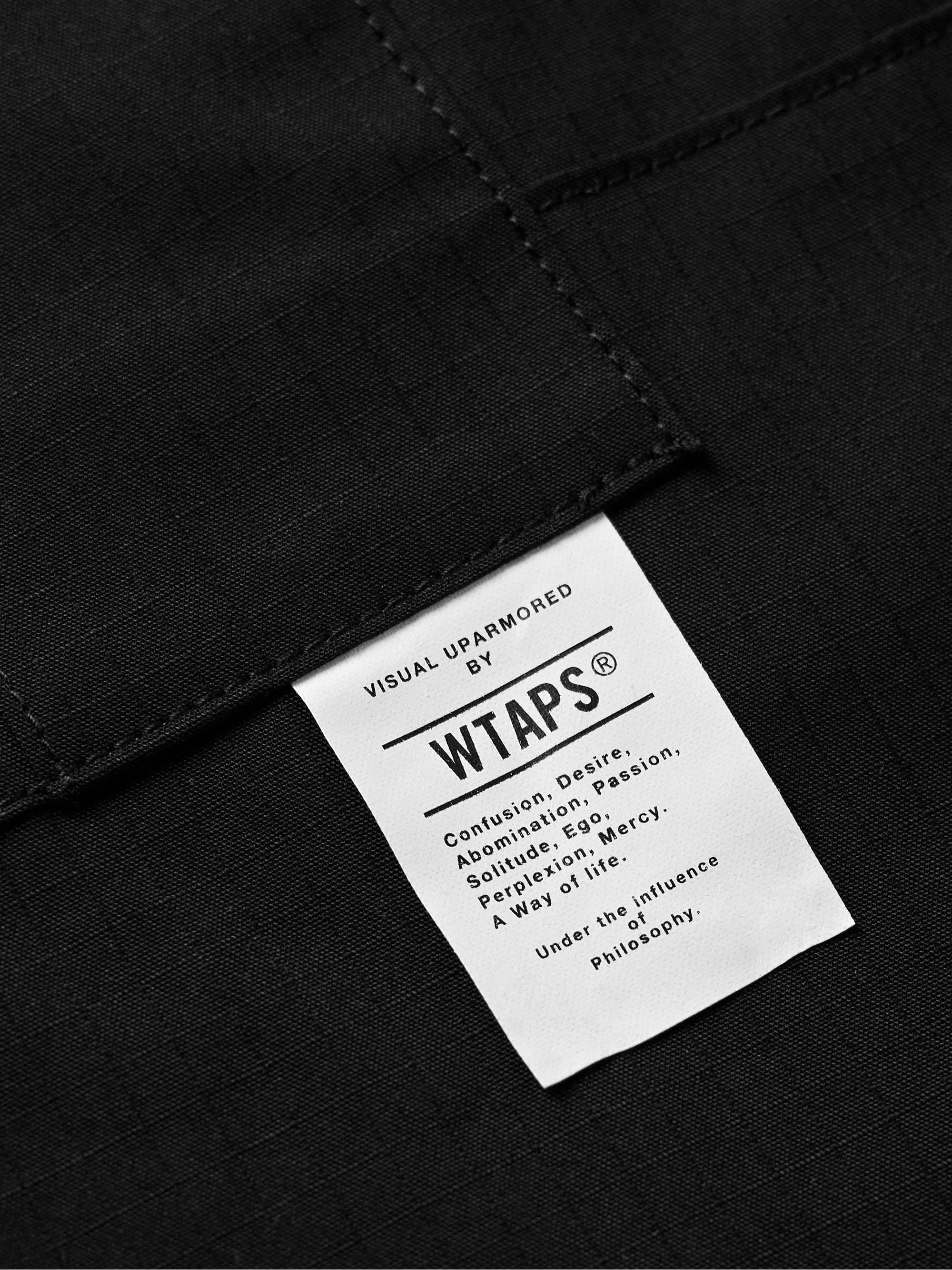Straight-Leg Cotton-Ripstop Cargo Trousers