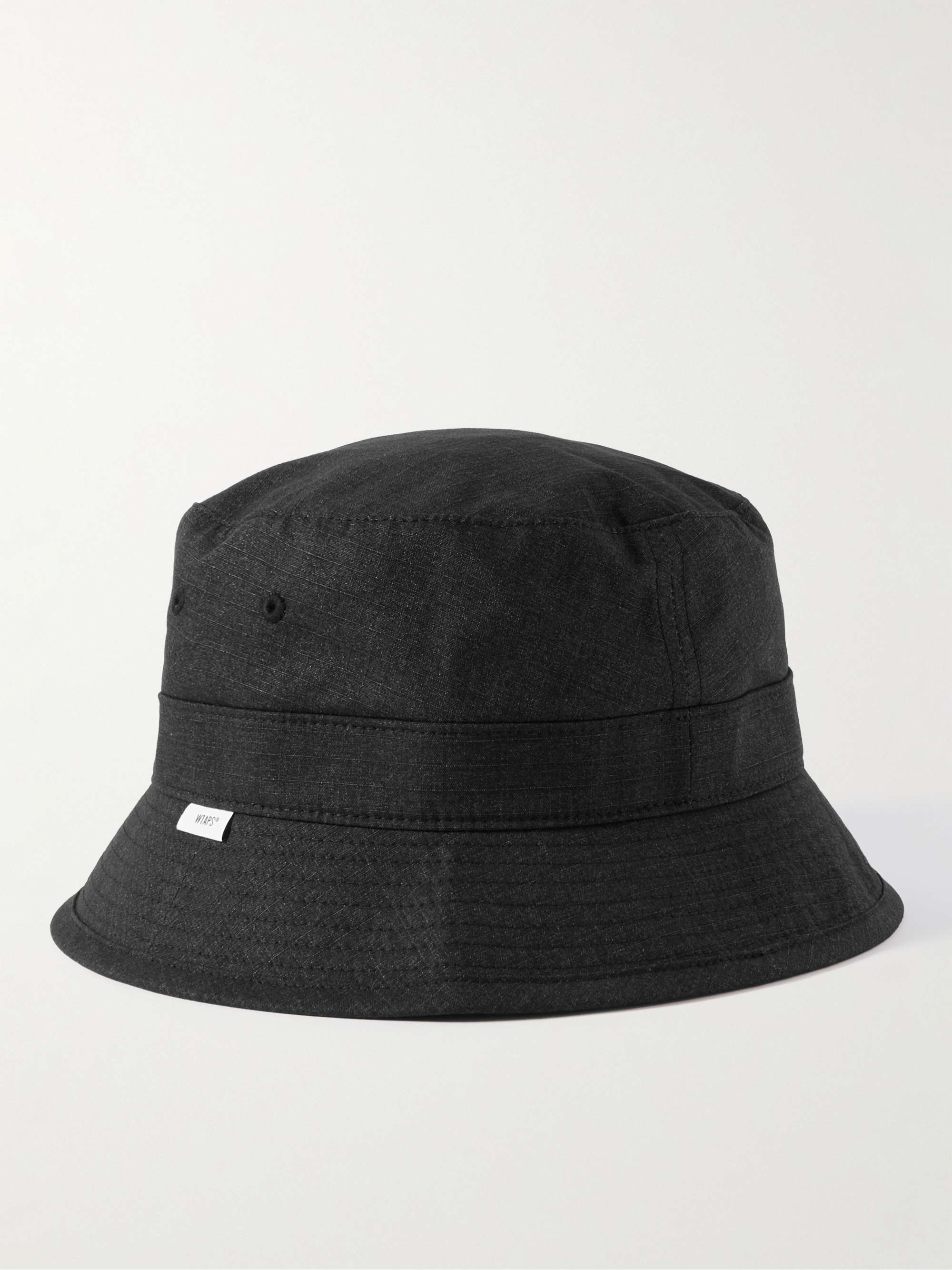 Logo-Appliquéd Cotton-Ripstop Bucket Hat