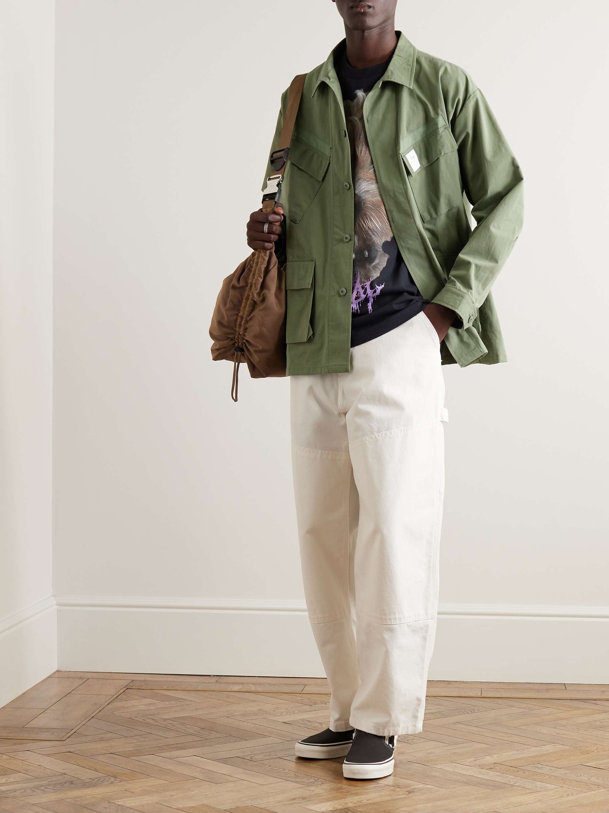 Cotton-Blend Ripstop Overshirt Cotton-Blend Ripstop Overshirt