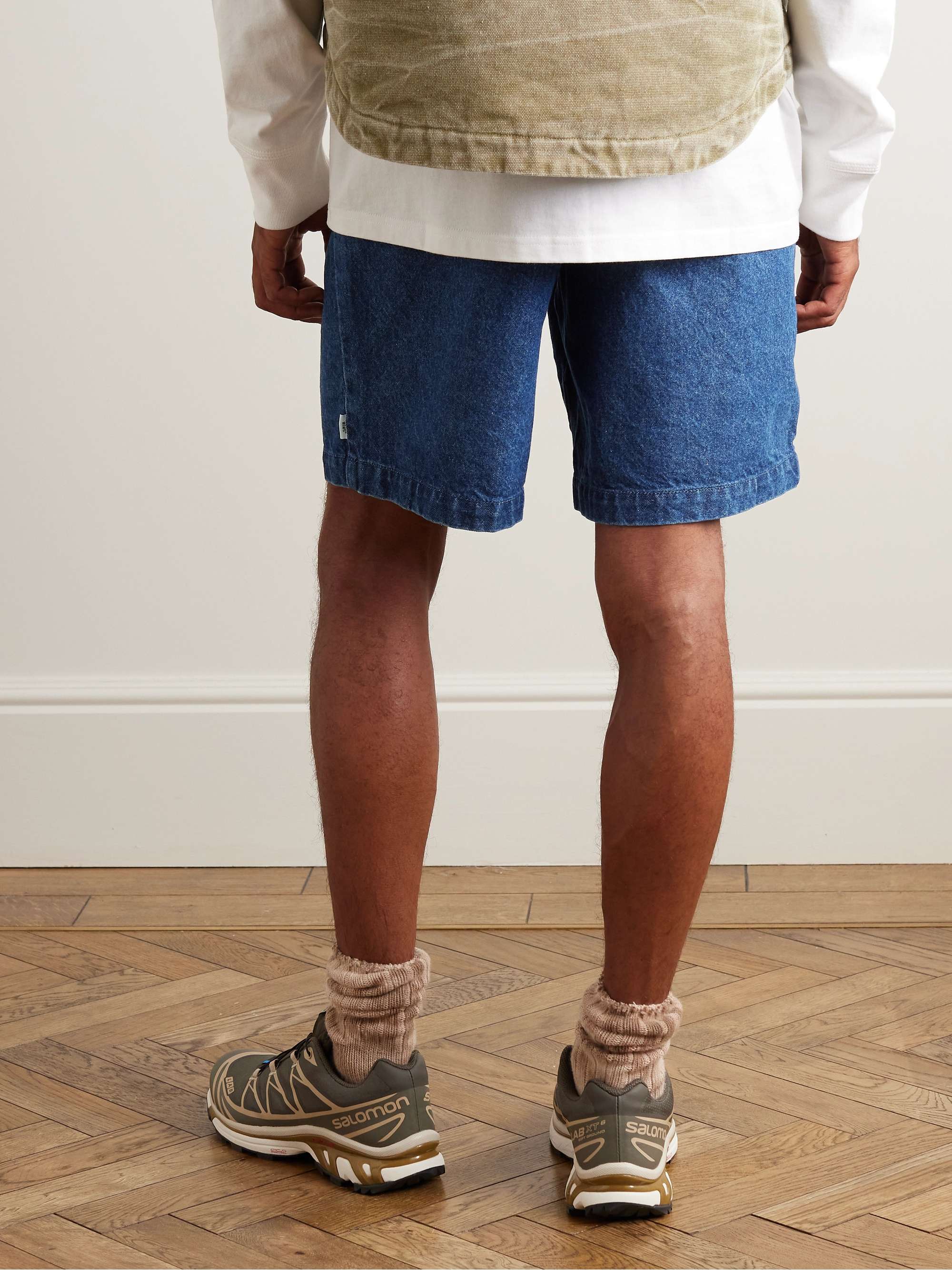 WTAPS TUCK 01 SHORTS COTTON DENIM-