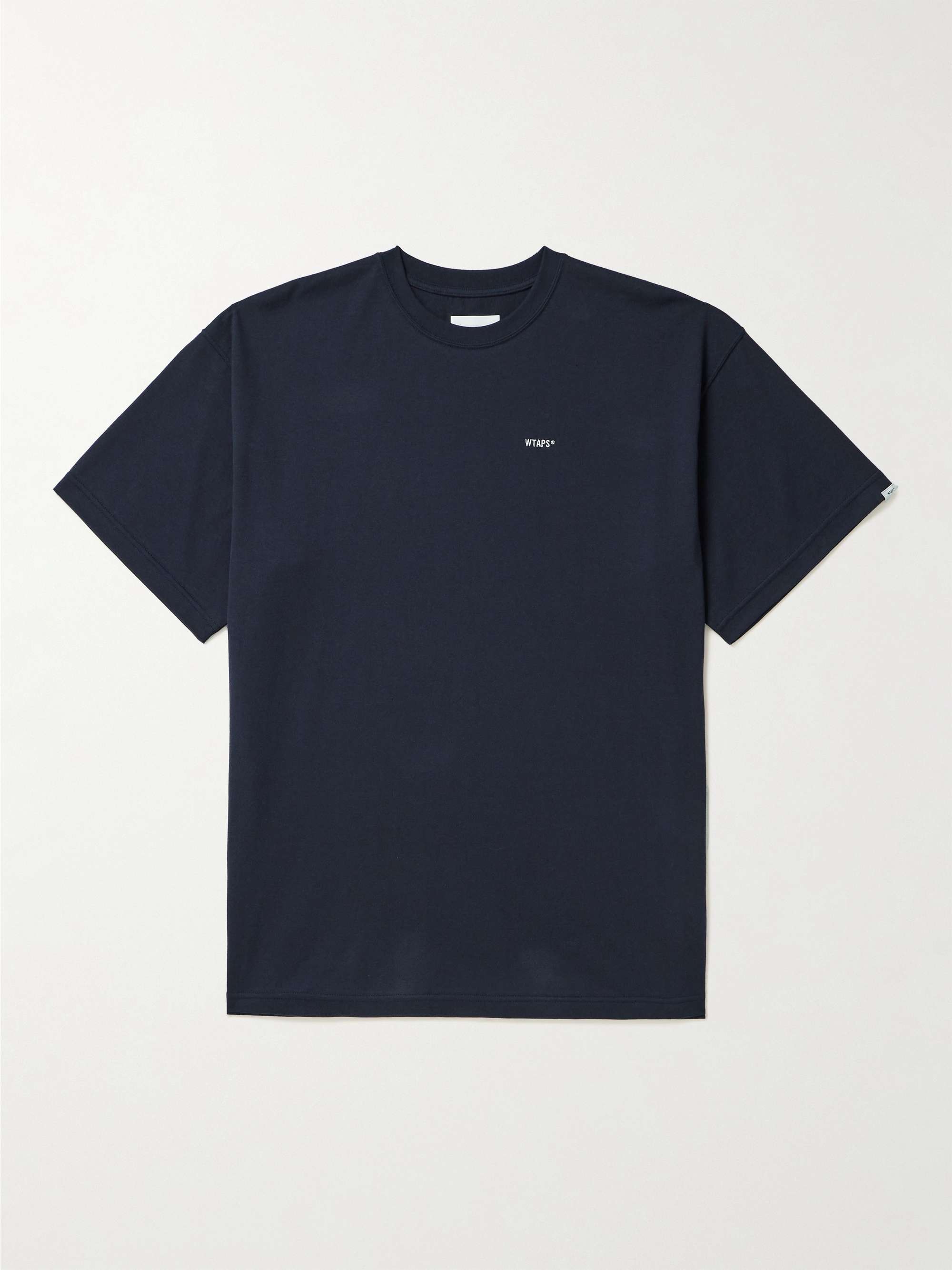 WTAPS® Logo-Embroidered Cotton-Jersey T-Shirt for Men | MR PORTER