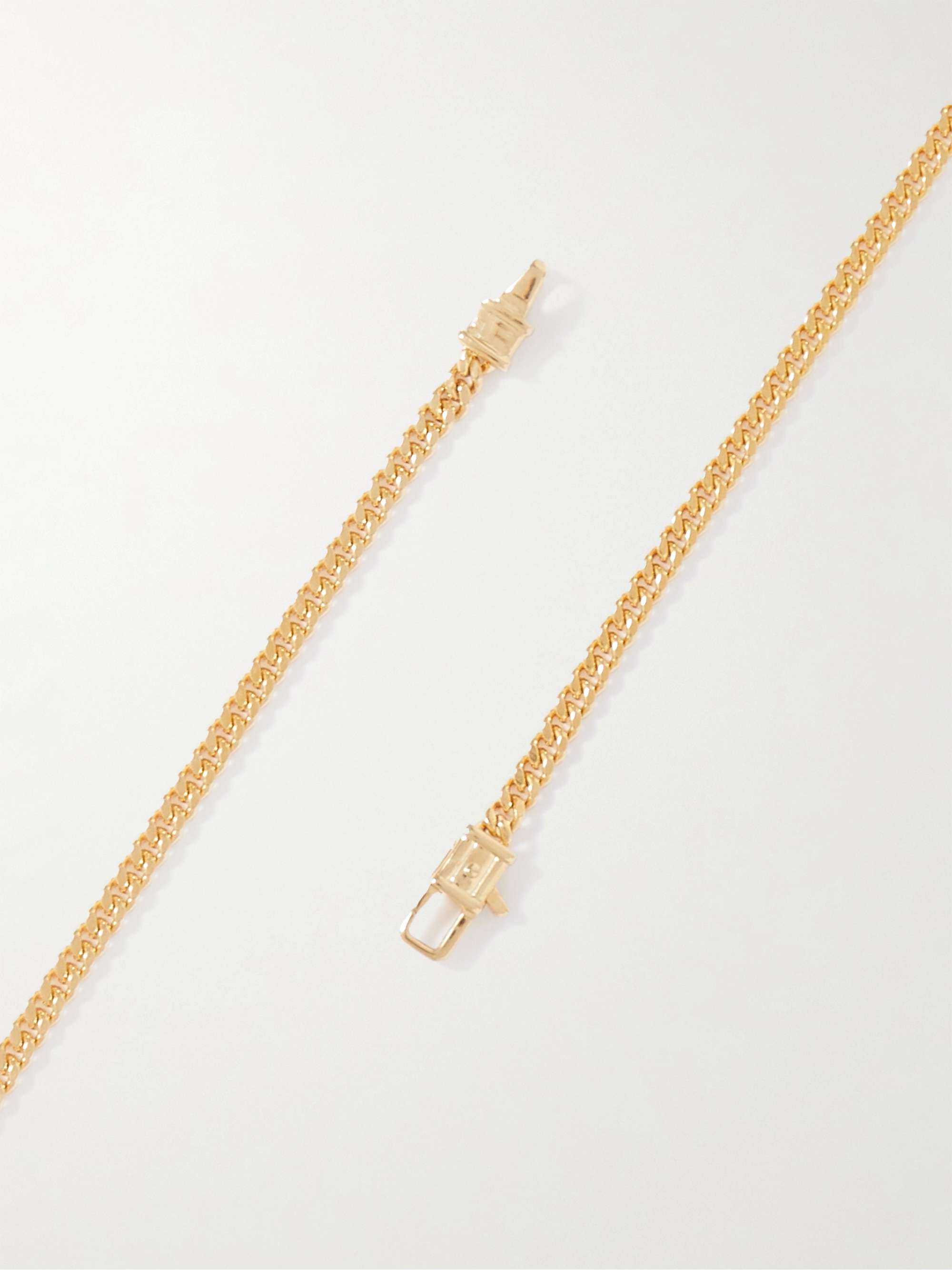 TOM WOOD Gold-Plated Chain Necklace