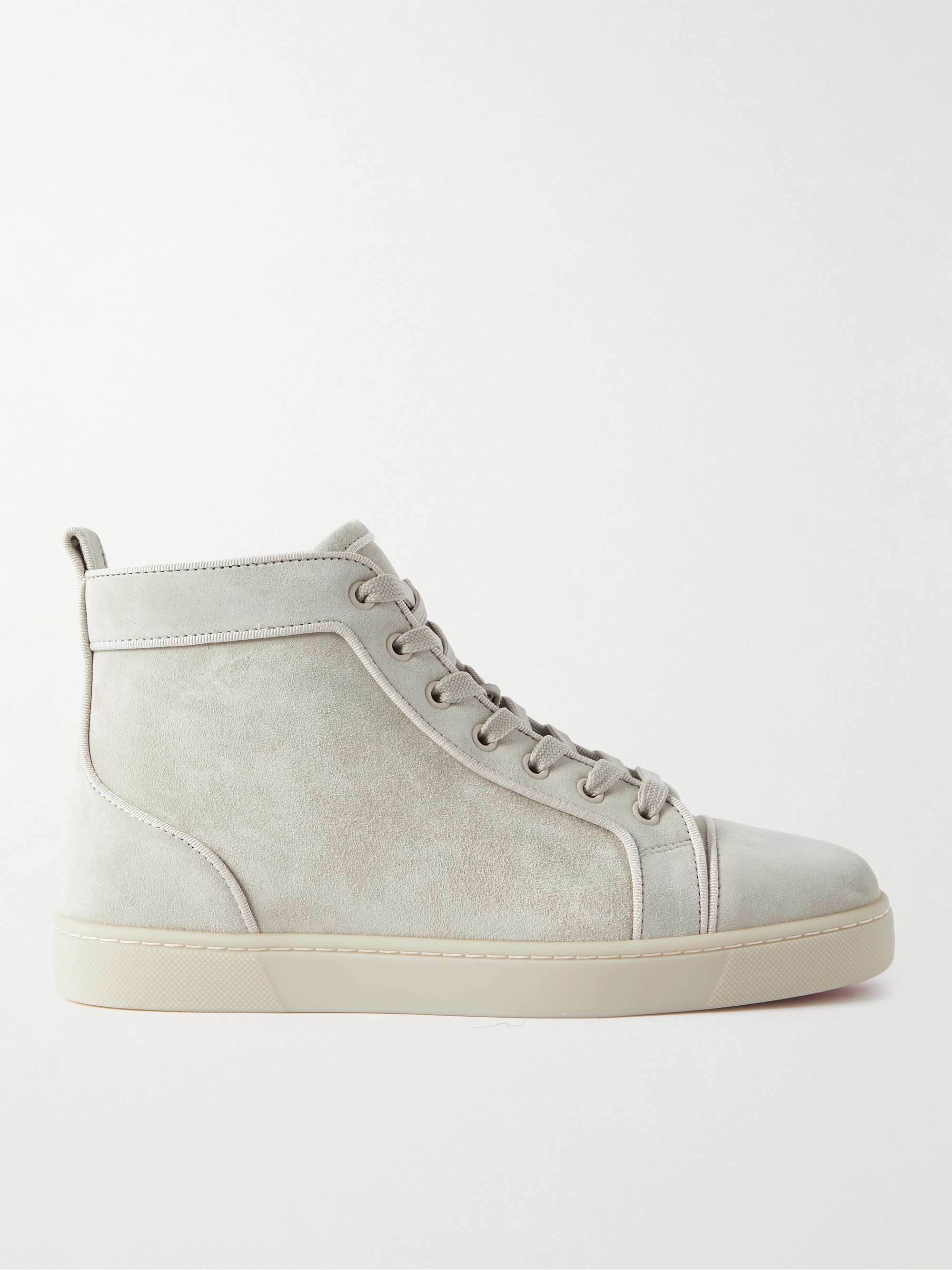 Louis Suede Sneakers in Grey - Christian Louboutin