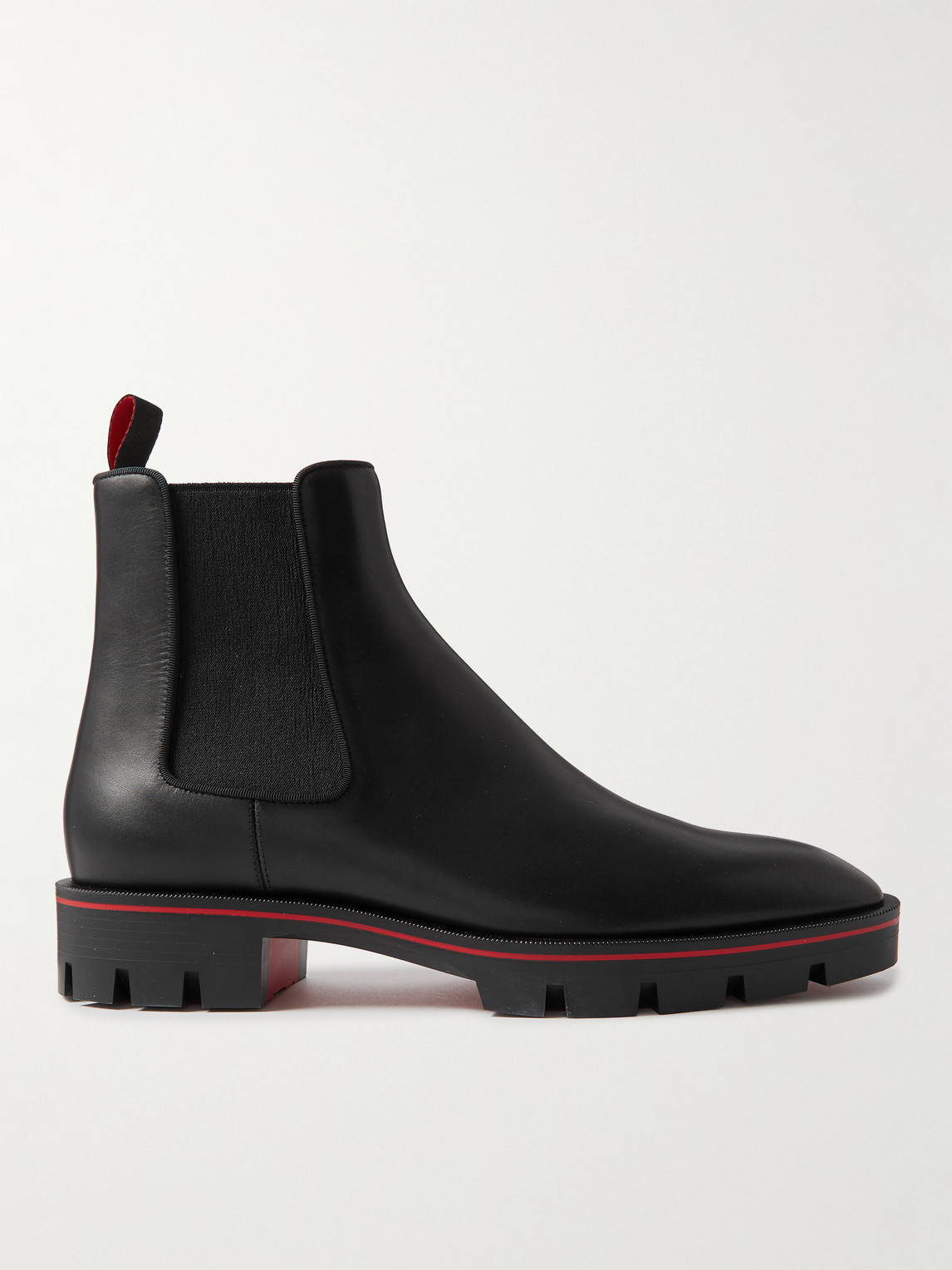 Christian Louboutin Alpinosol Leather Chelsea Boots - Men
